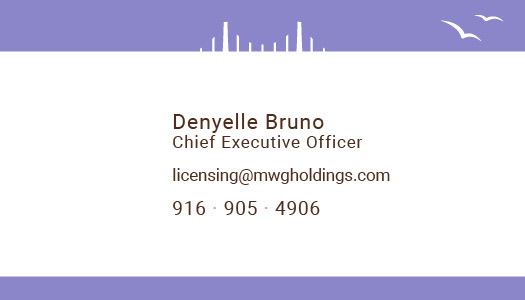 Morsel business cards- random colors for front & backs