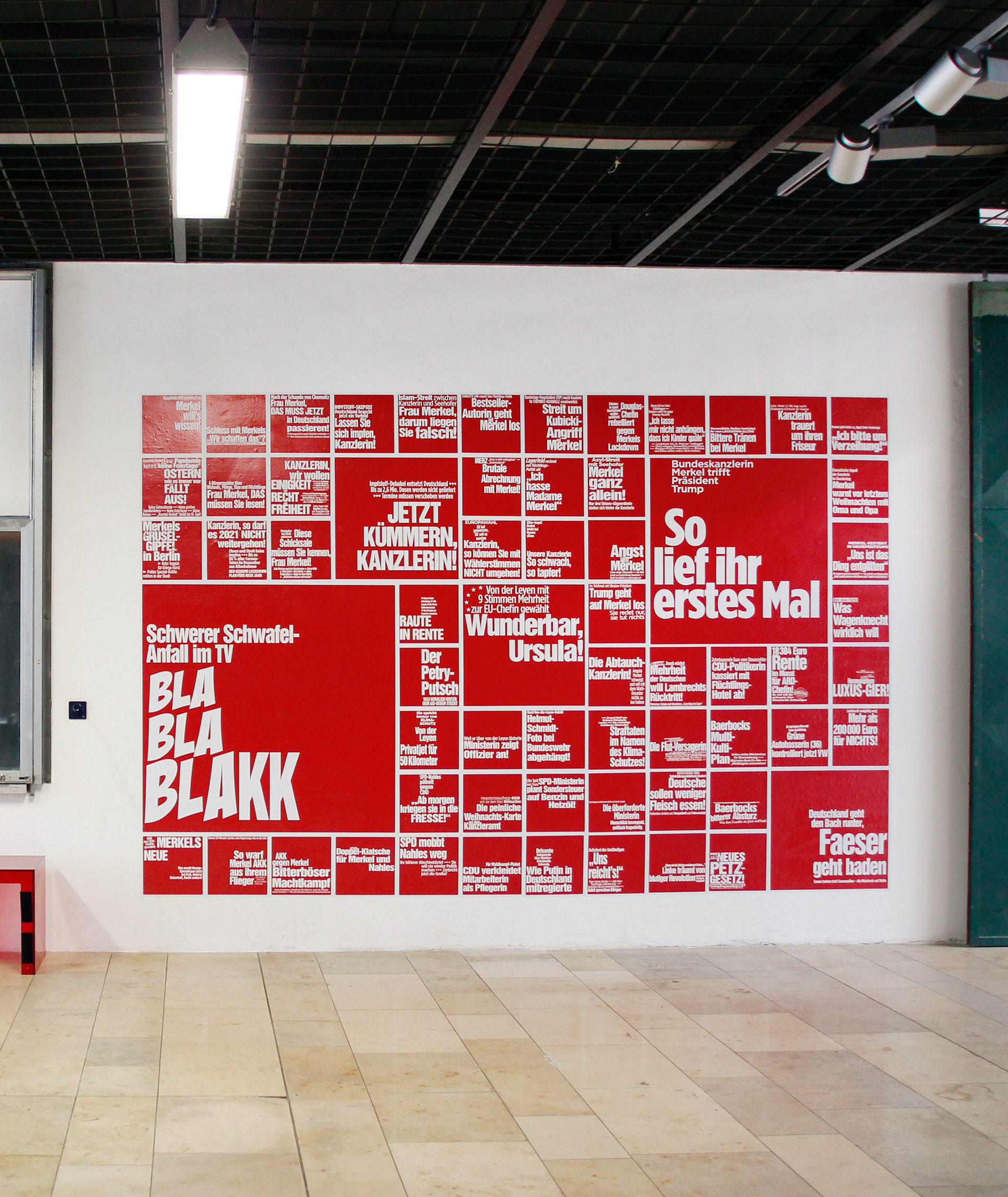 Ausstellungsansicht Kulturhalle P3, Ingolstadt, 2024