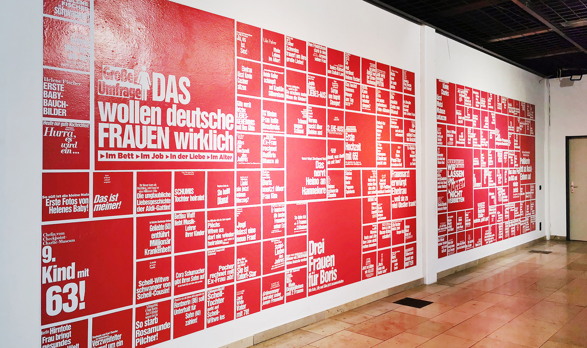 Ausstellungsansicht Kulturhalle P3, Ingolstadt, 2024