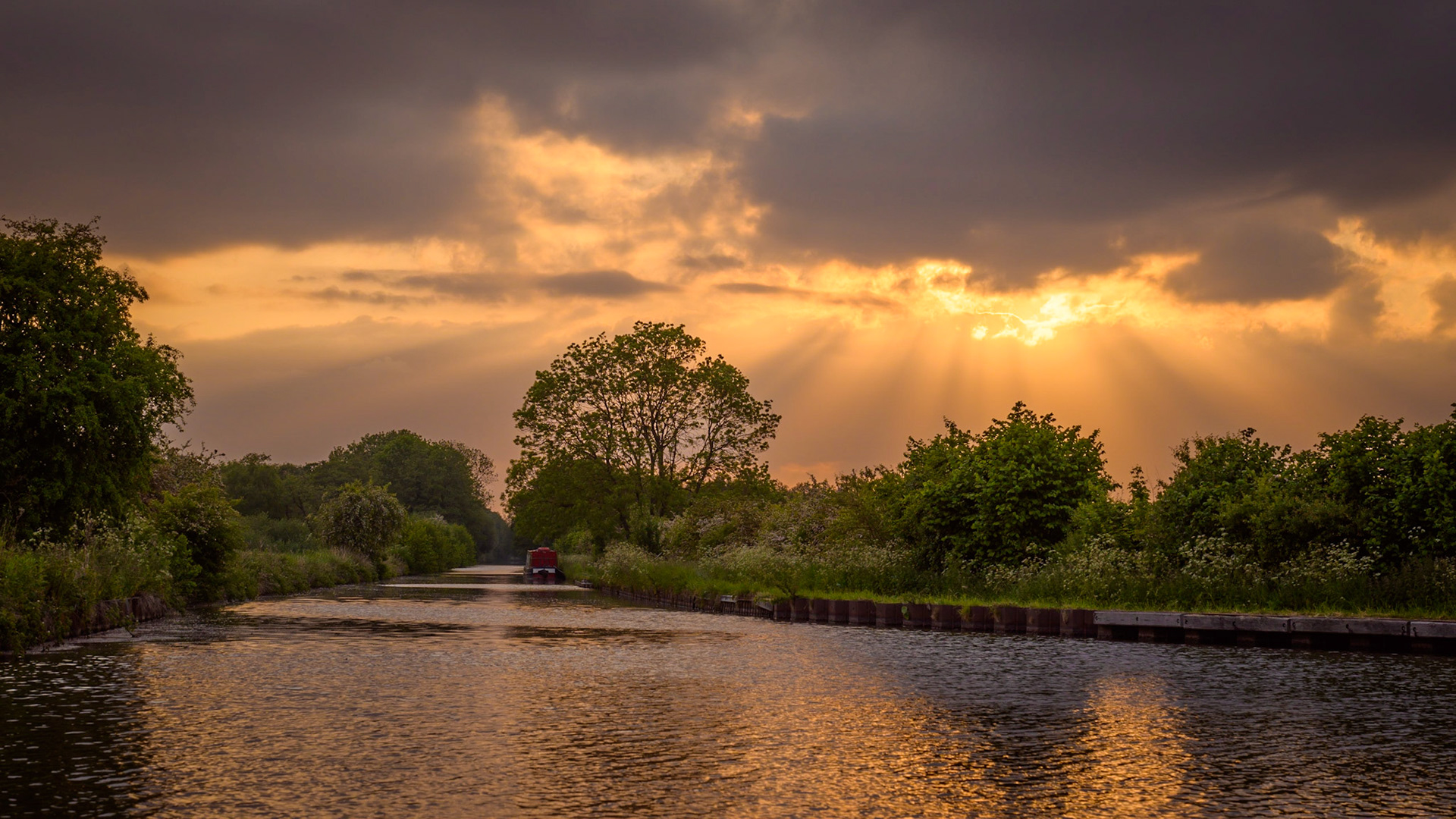 Sunset over Whixall Moss