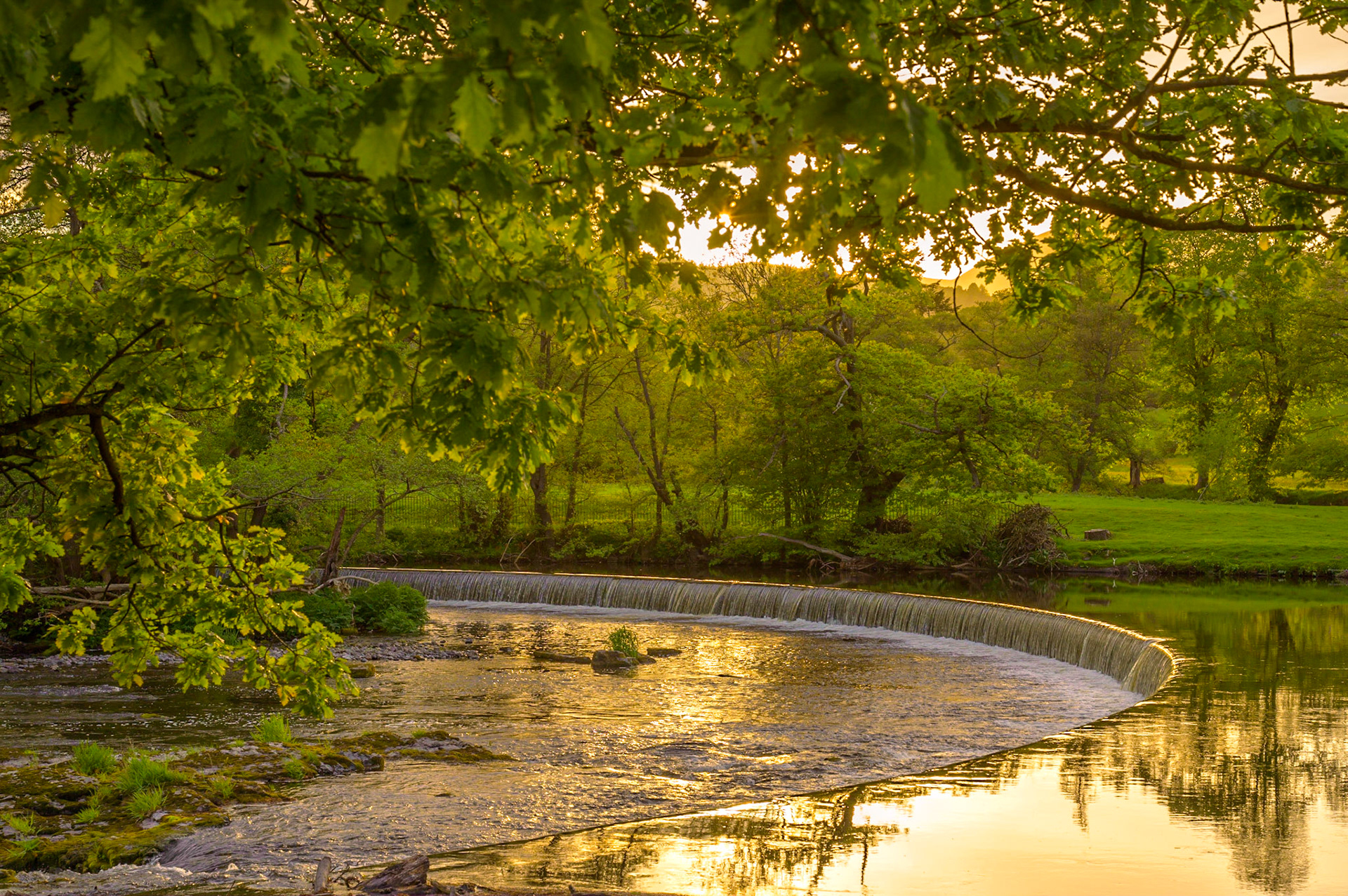 Horseshoe Falls on the River Dee, UK