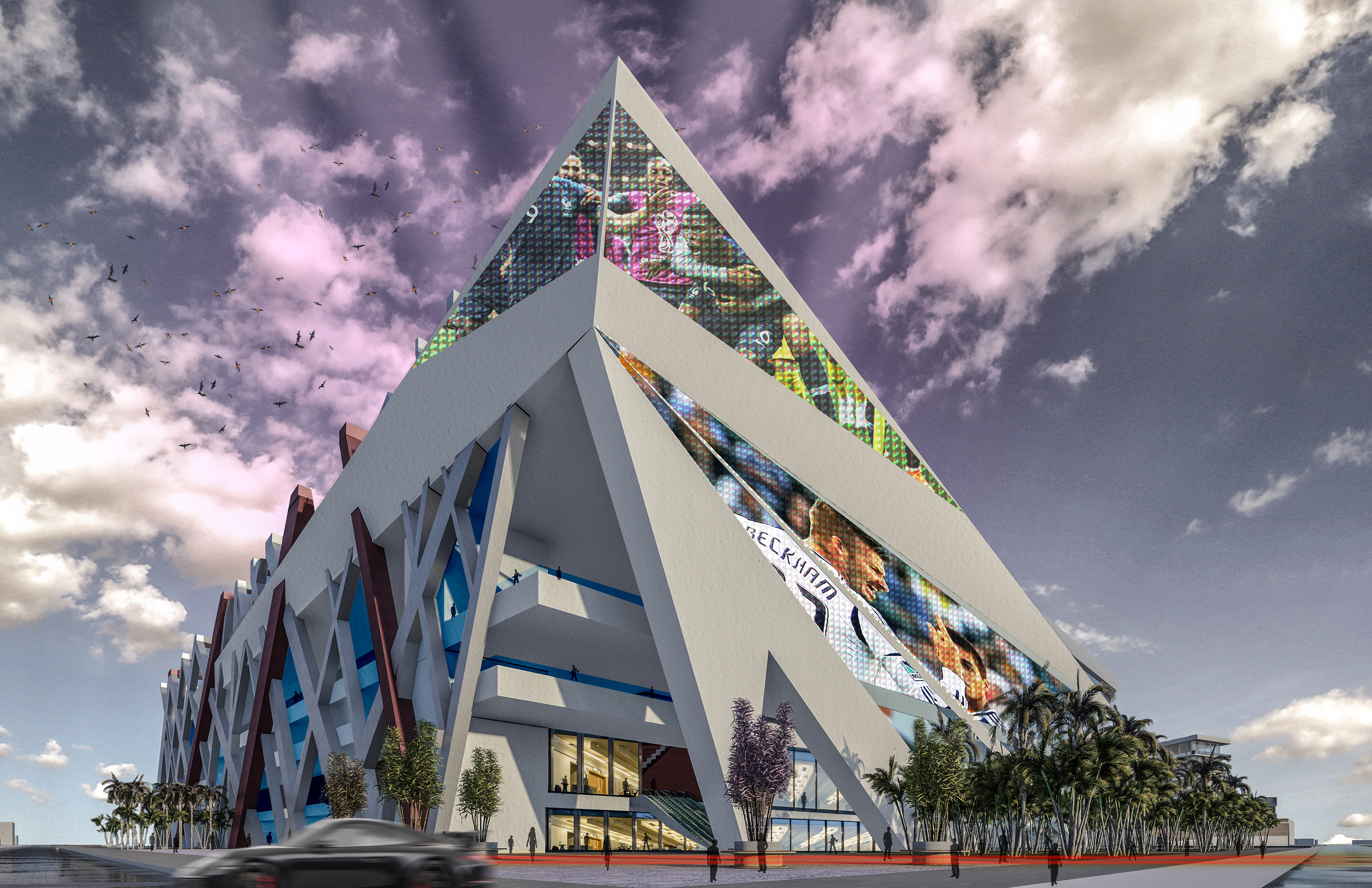 Stadium Conceptual Image | Visualization By Ramses Terrero www.studionobody.com