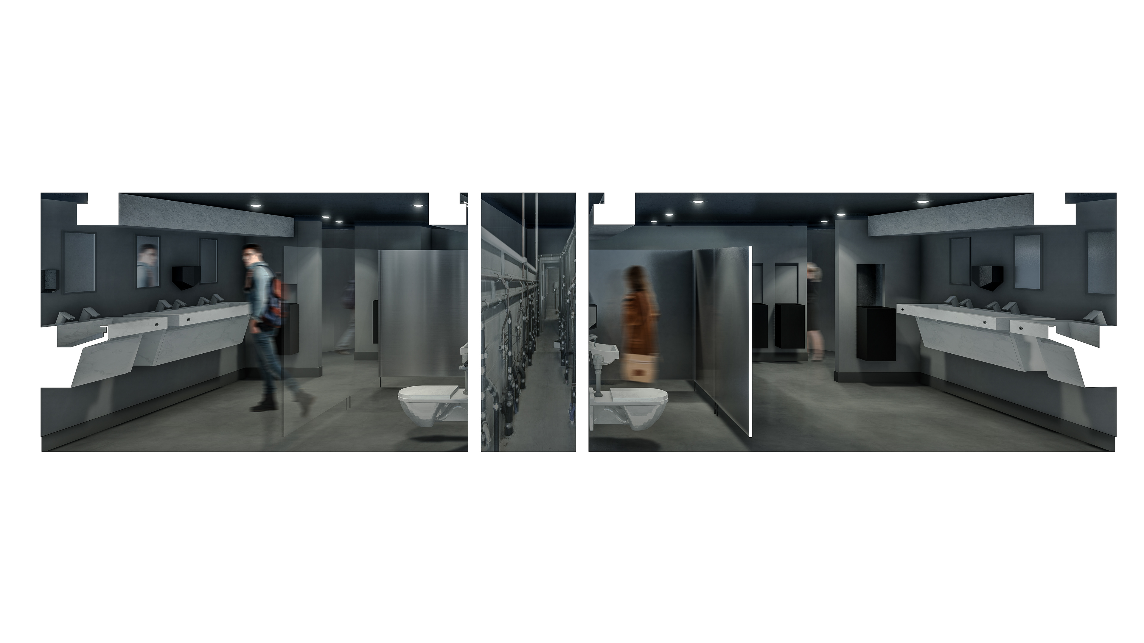 Restroom Renovation Conceptual Image | Visualization By Ramses Terrero www.studionobody.com