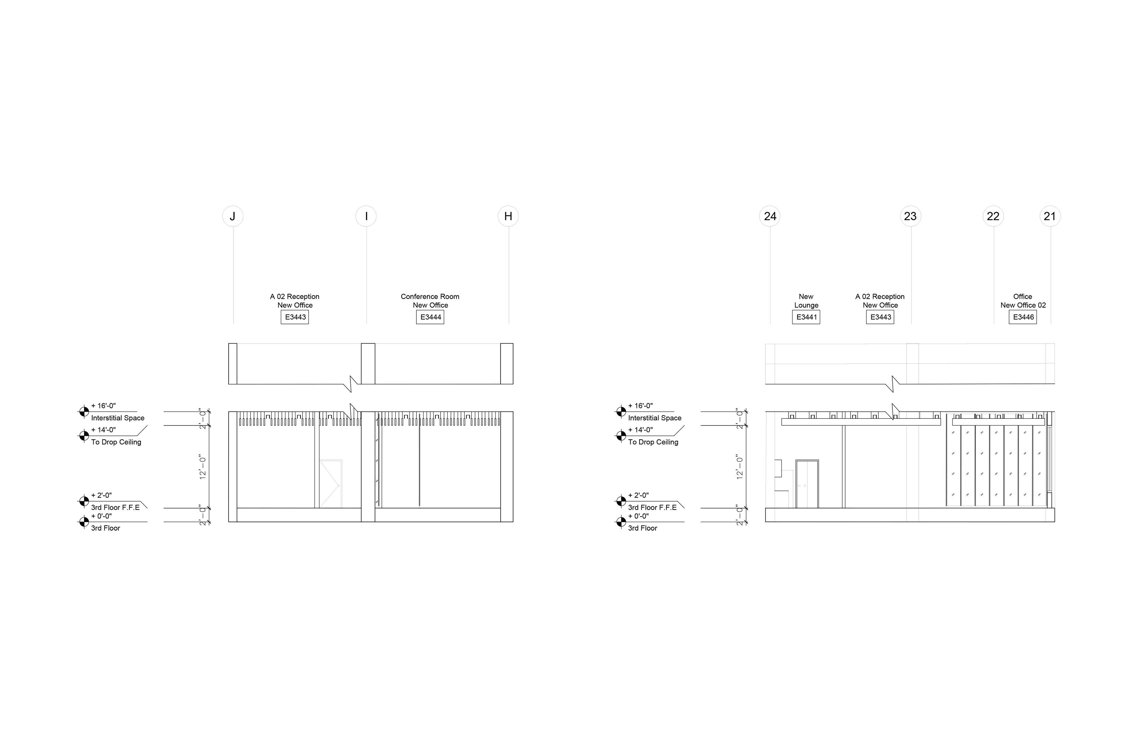 Office Renovation Sections .001 Left & .002 Right