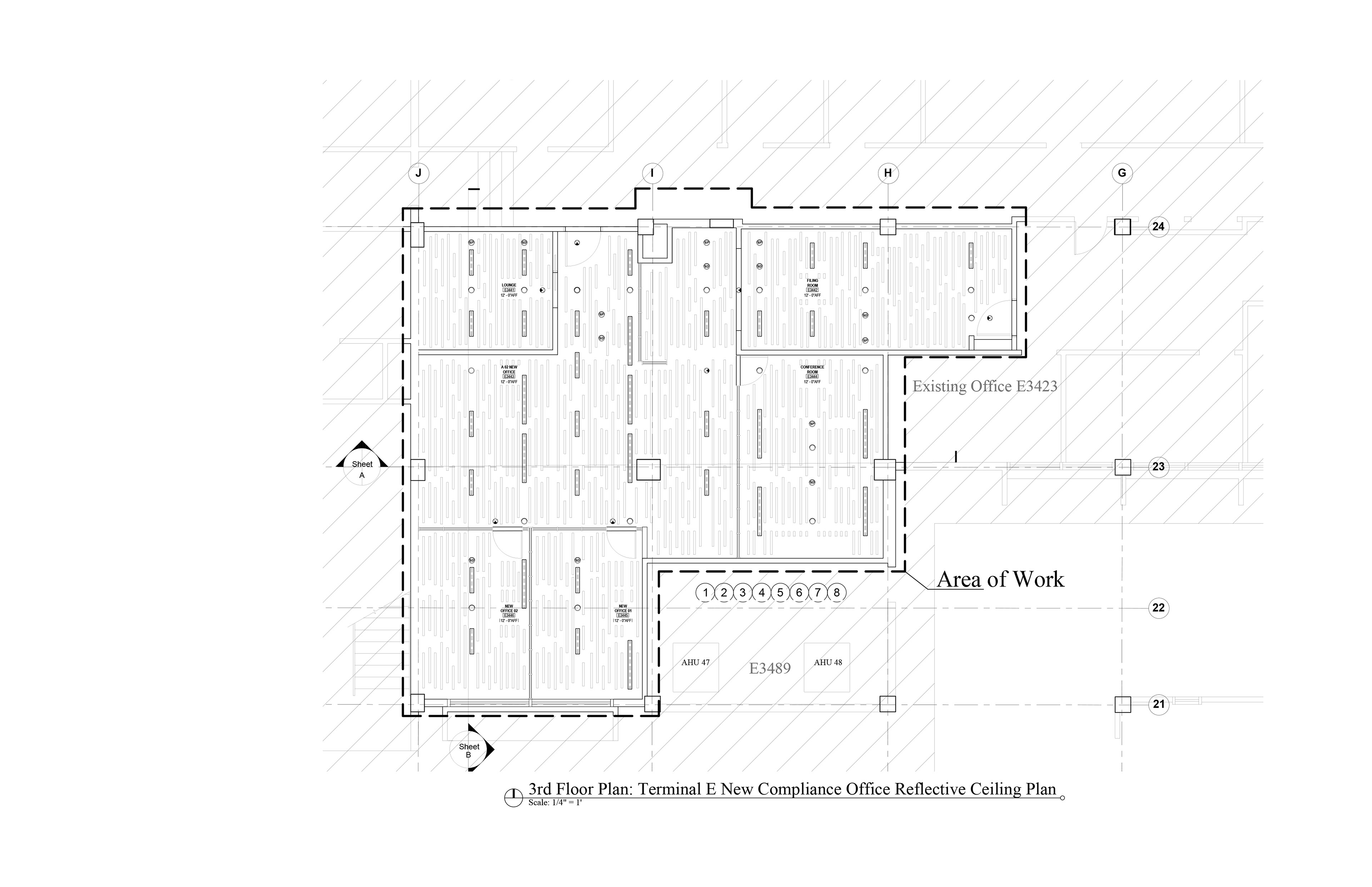 PLAN .002 Office Renovation RCP & Ceiling Design