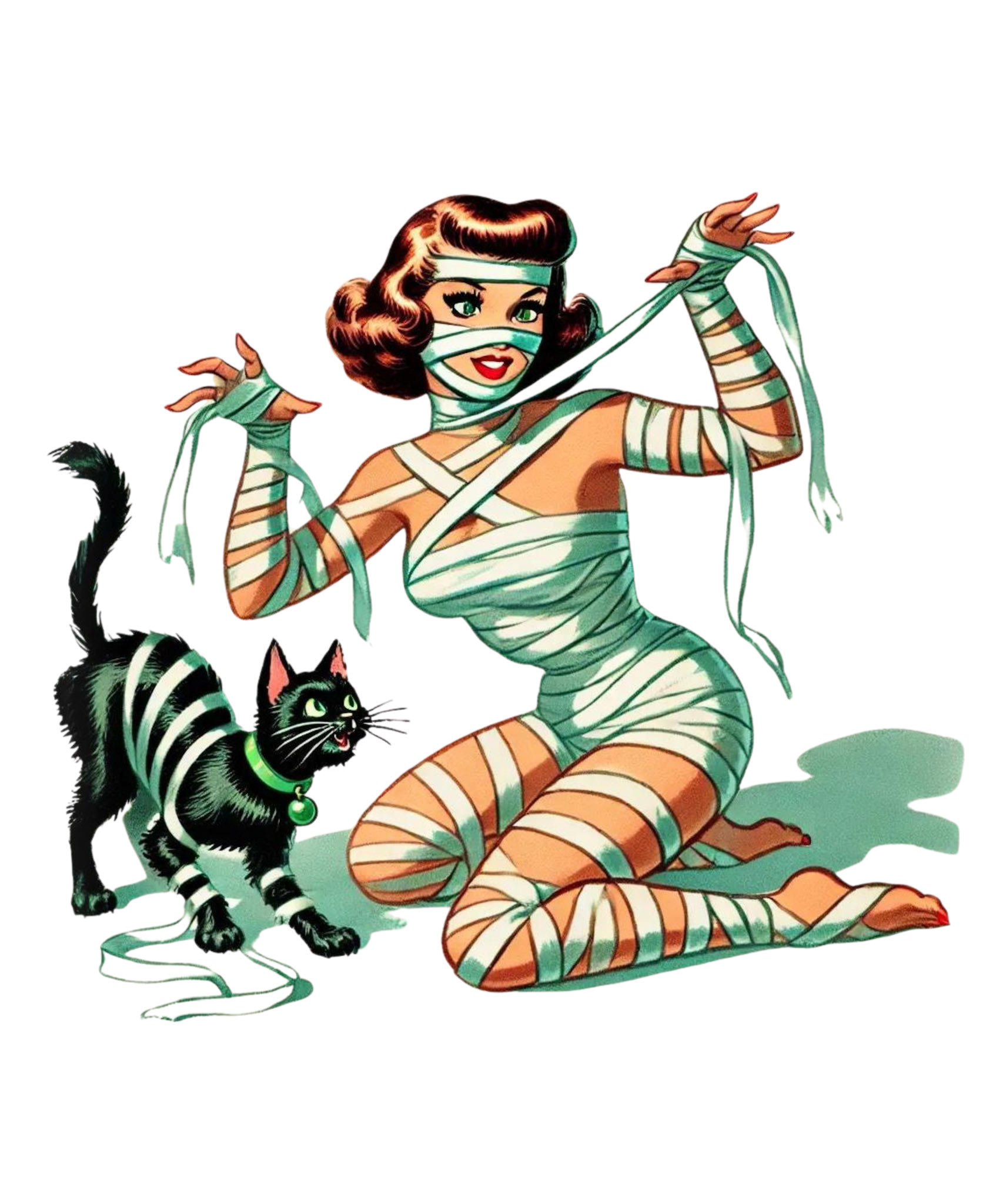 Halloween Vintage Pin Up Girl - 10
