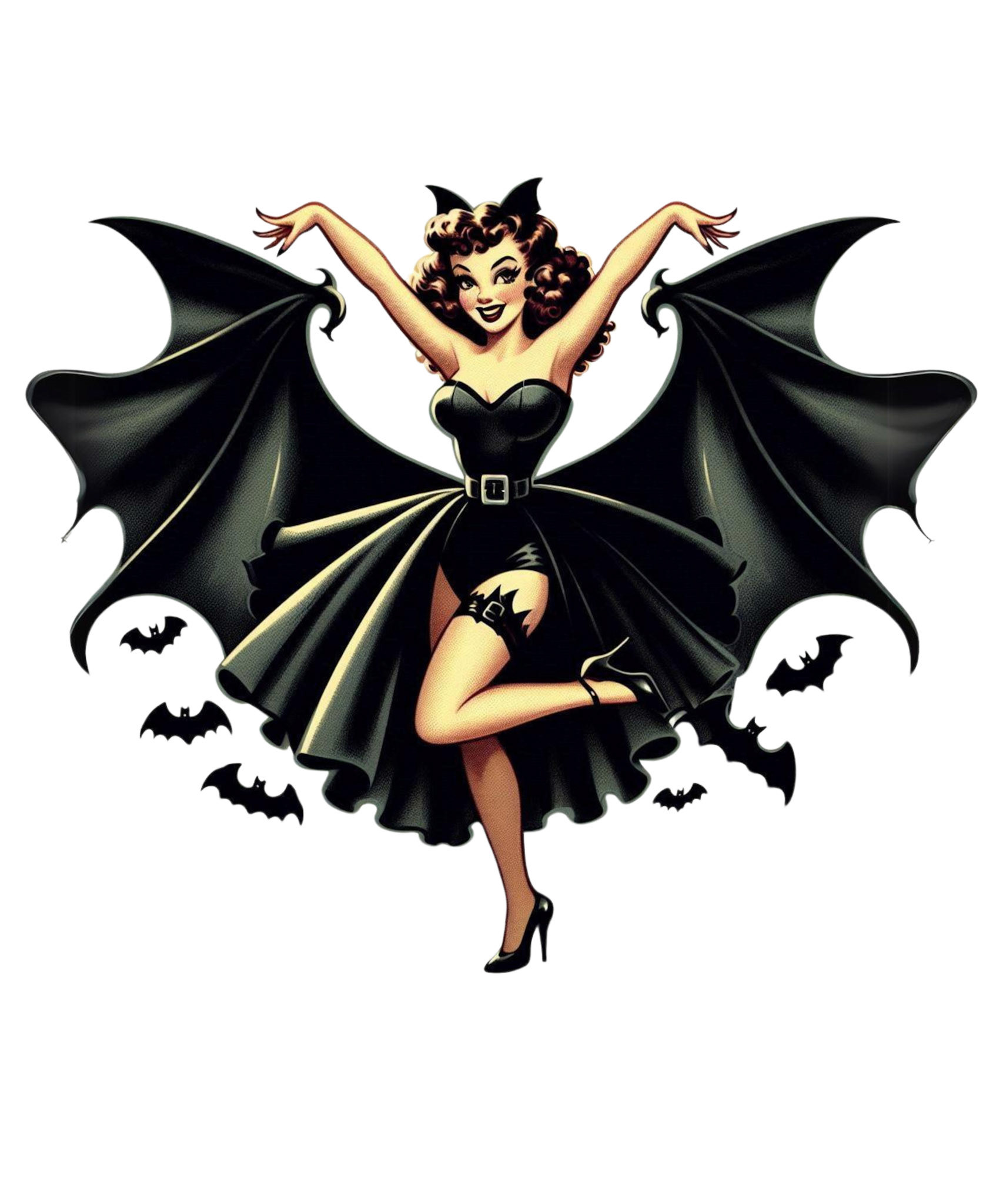 Halloween Vintage Pin Up Girl - 7