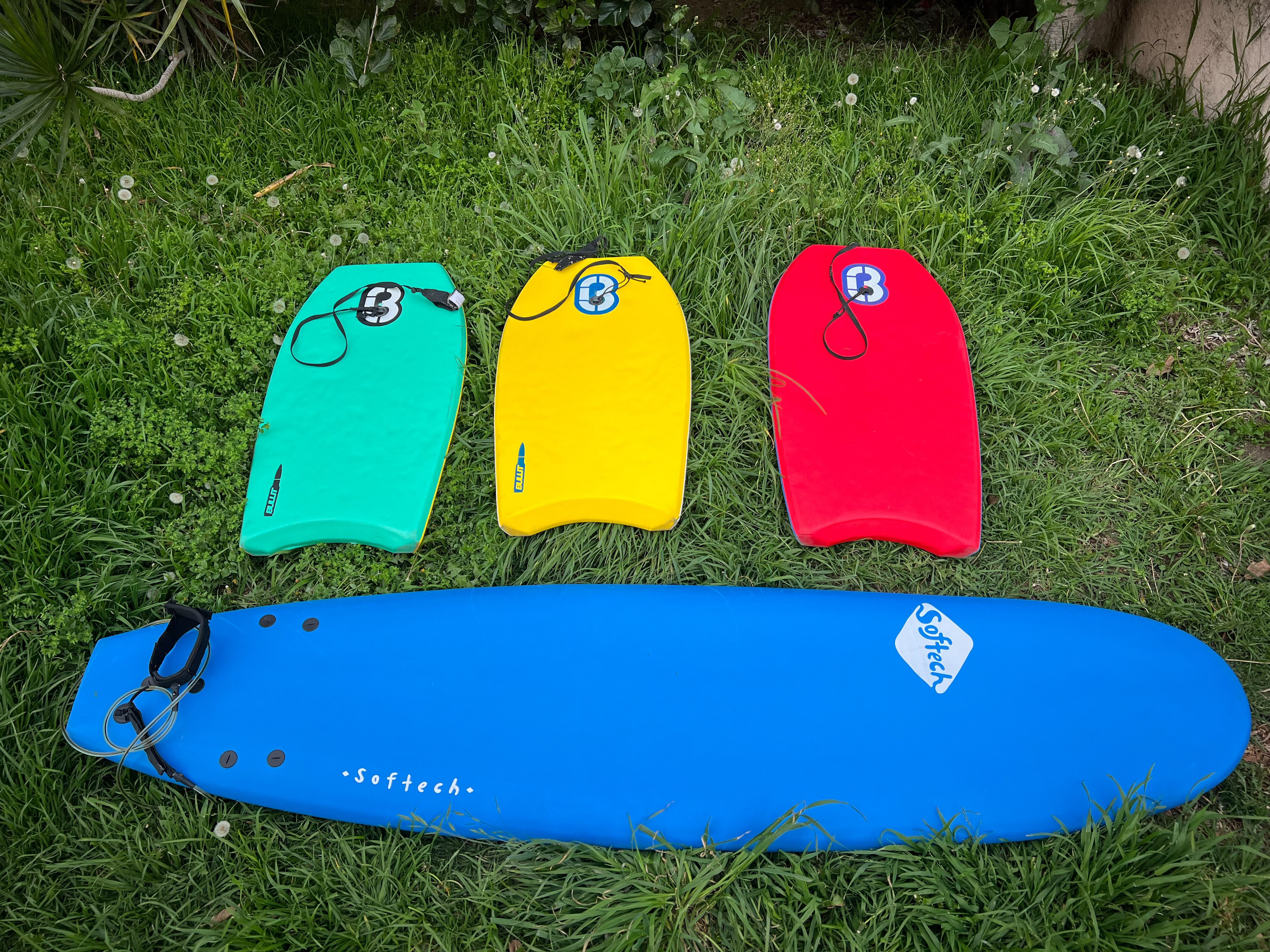 Surfboard: $180.00. Boogies: $30 each