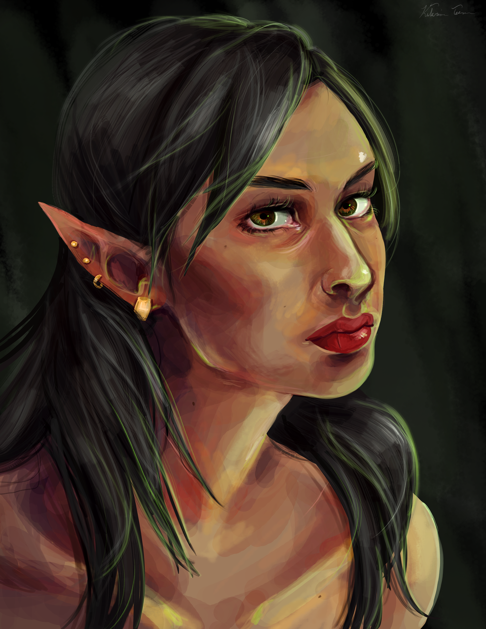 My elf character, Neff