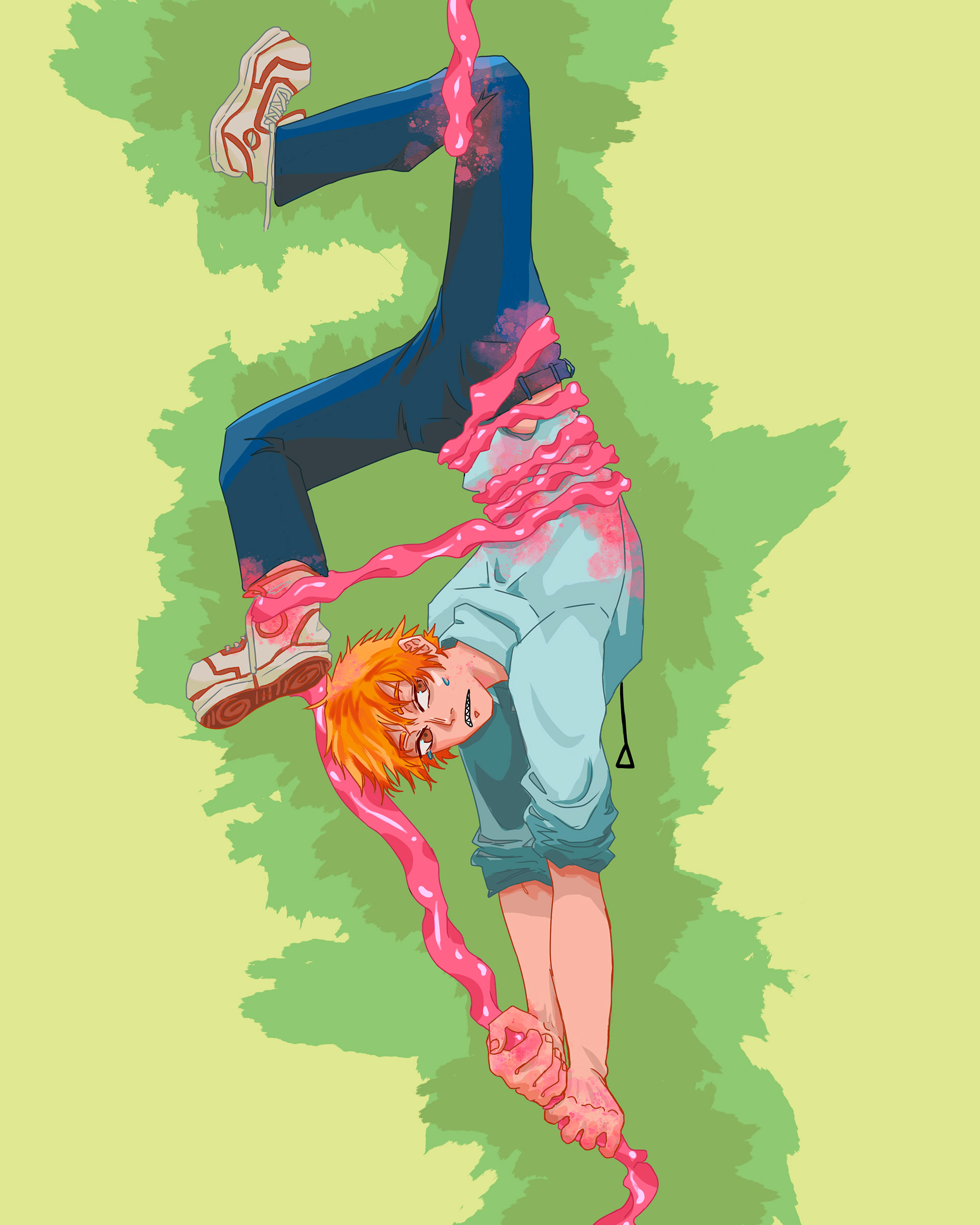 fanart of Tatsuki Fujimoto's Chainsaw Man