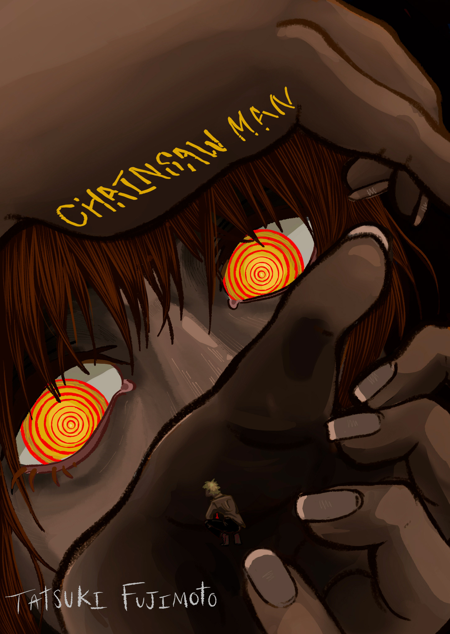 Fanart of Tatsuki Fujimoto's Chainsaw Man