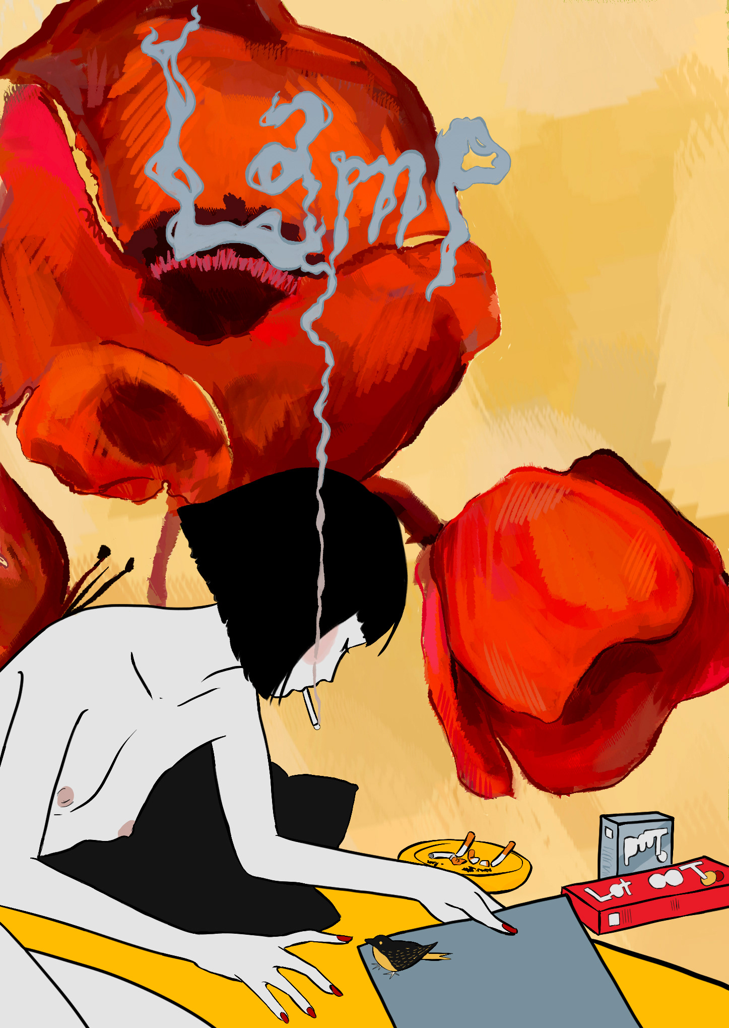 Fanart of Lamp (musician)'s 2 popular album covers