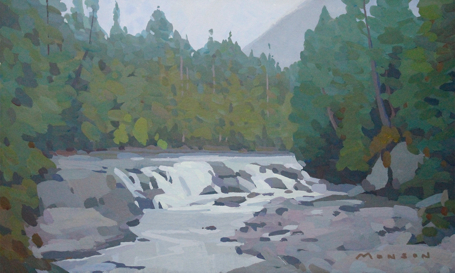 McDonald Creek, Glacier National Park - 3x5