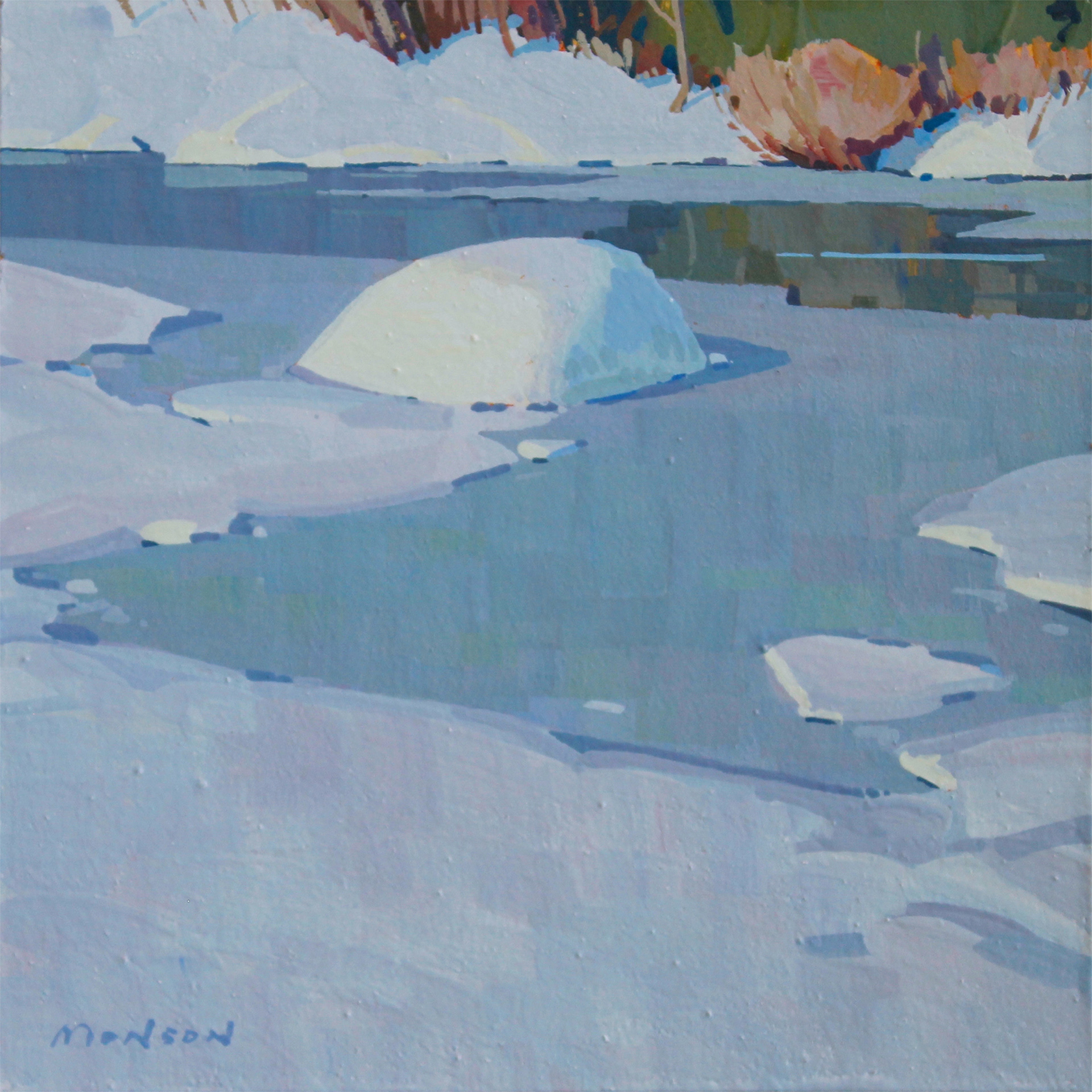 Cottonwood Thaw - 4x4 SOLD