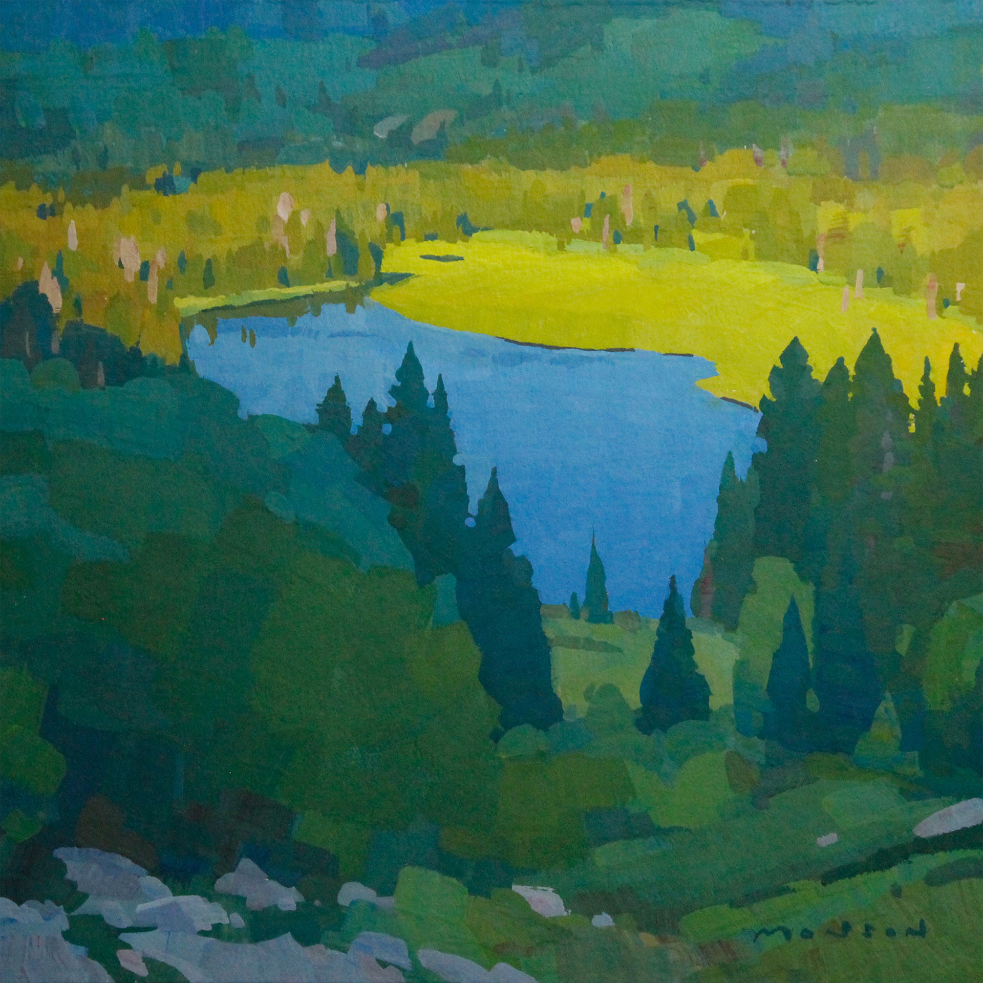 Twin Lakes Trail - 5x5 SOLD