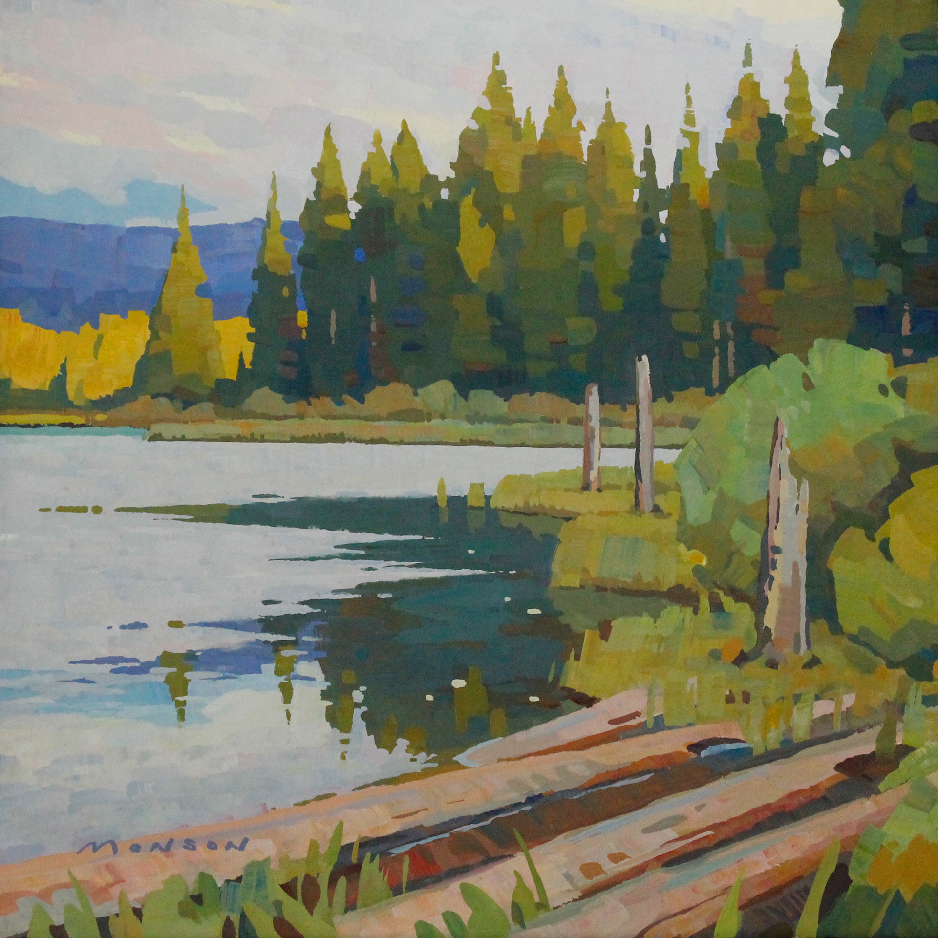 Silver Pines - 6x6 SOLD