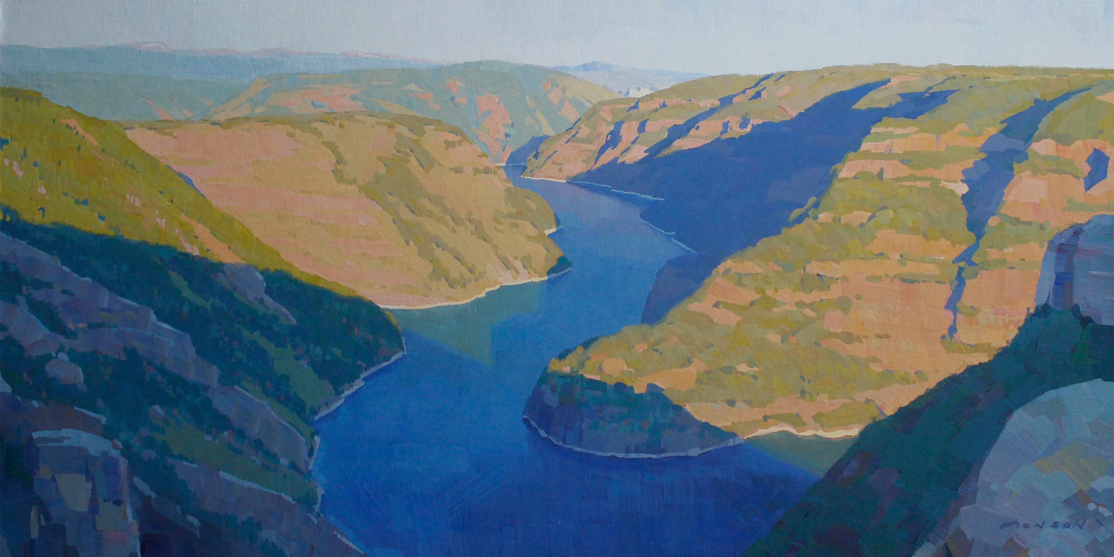 Red Canyon Sunrise - 7x14 SOLD