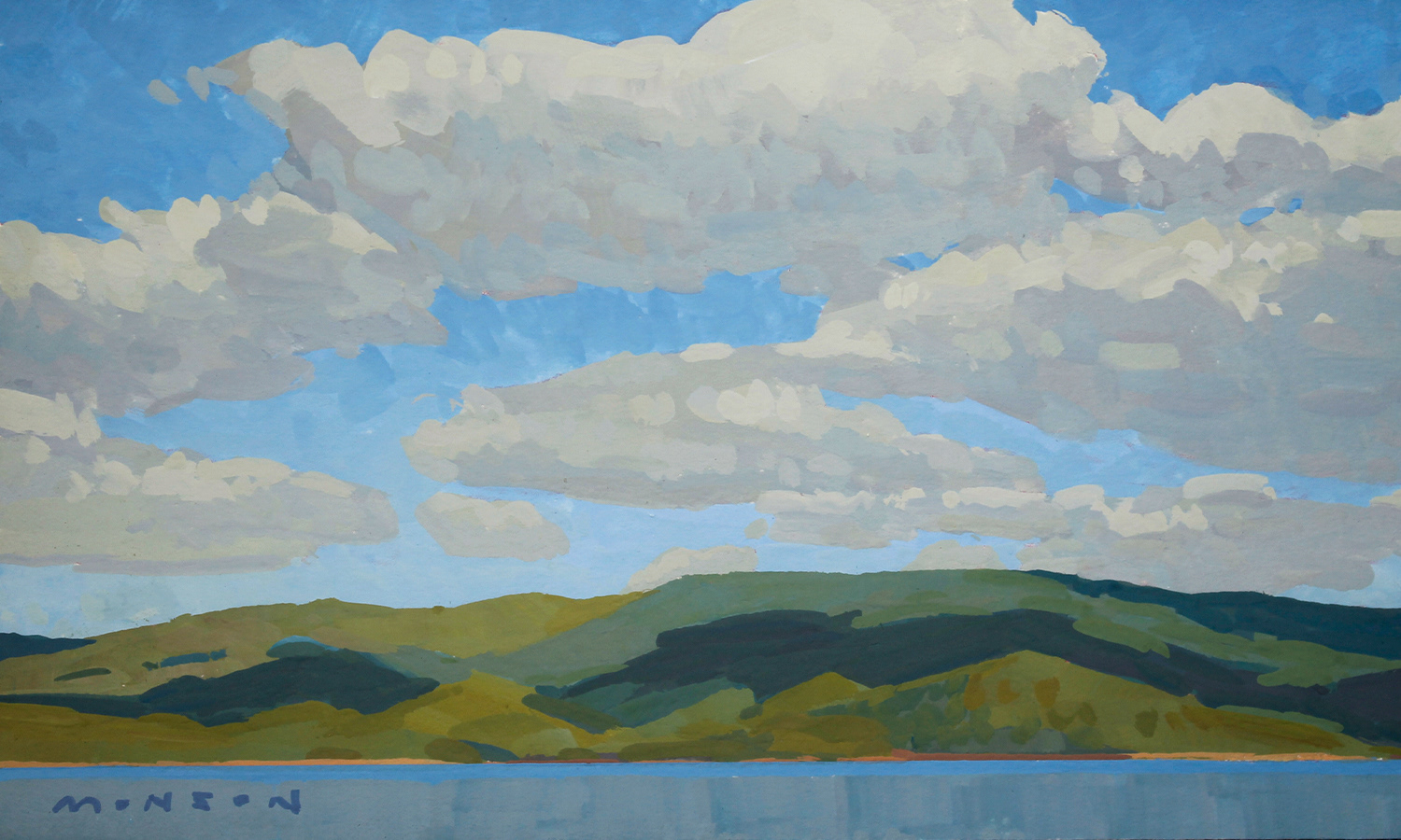 Bear Mountain, Flaming Gorge Reservoir - 3x5