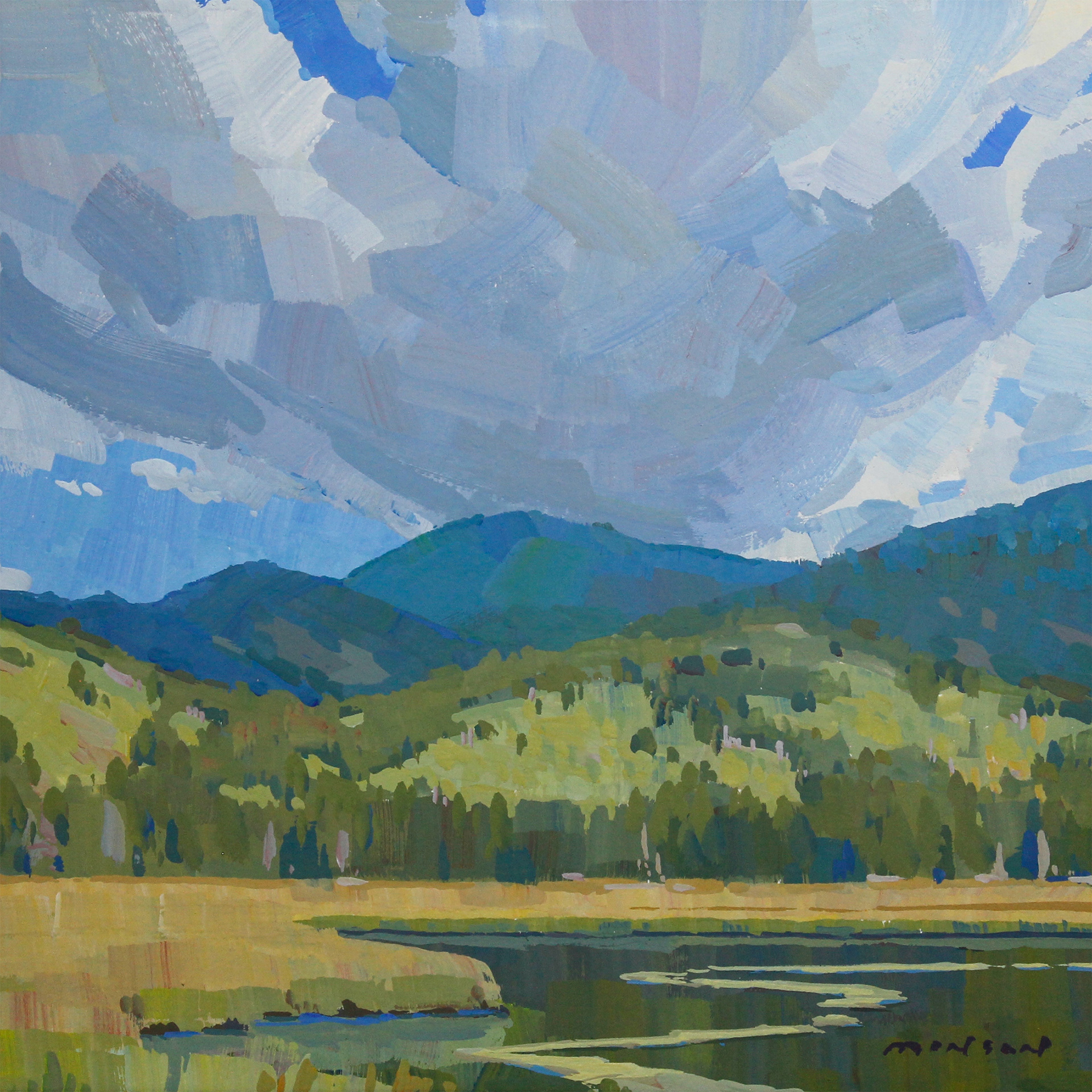 Silver Lake - 5x5 SOLD