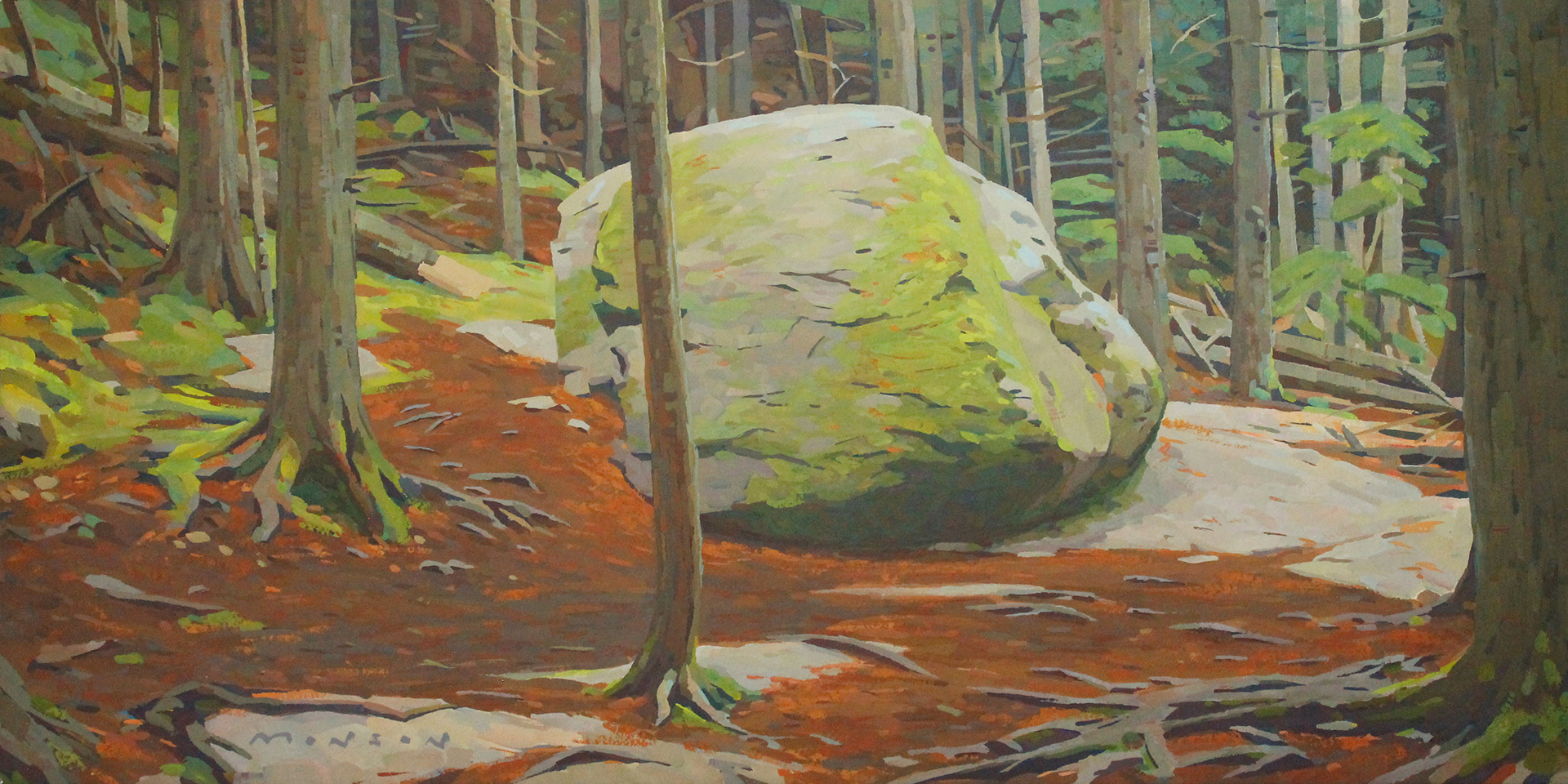 Nameless Monolith - 6x12 - Private Collection