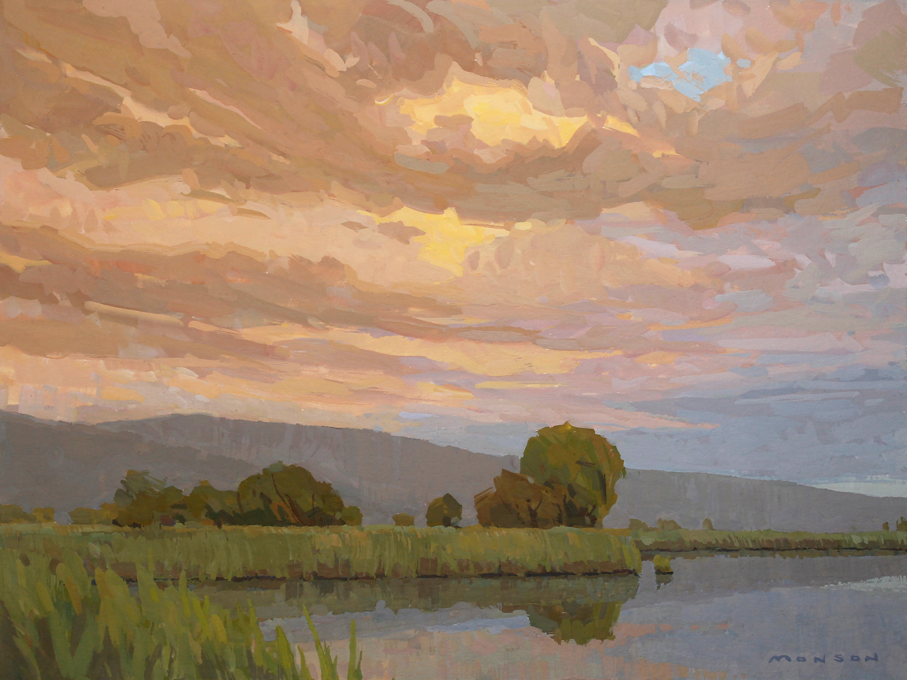 After A Full Day Of Rain - 4.5x6 SOLD