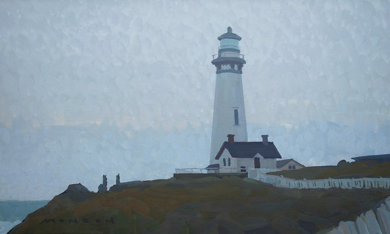Pigeon Point Lighthouse, CA - 3x5 SOLD
