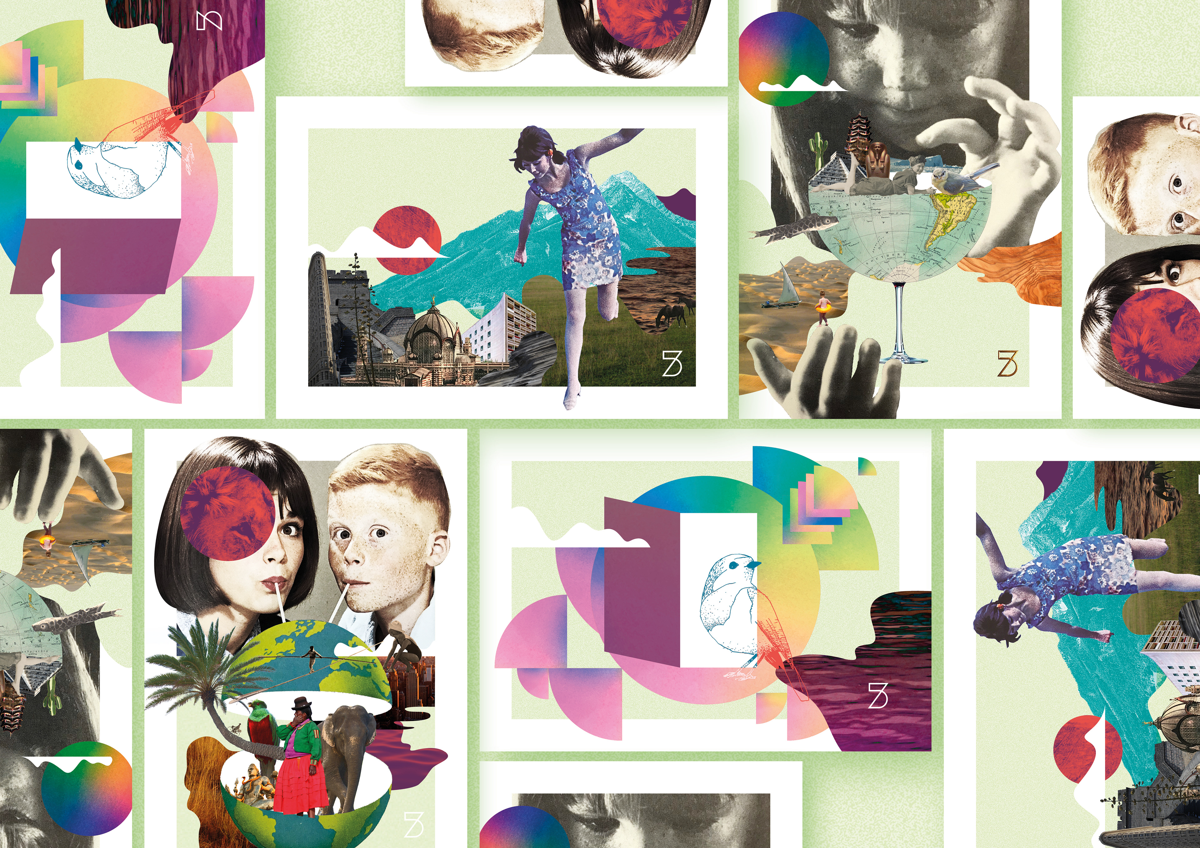 Cartes de vœux Atelier Cinq Sept
