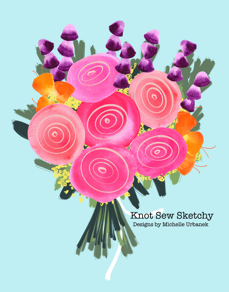 Ranunculus Bouquet. 8x10"