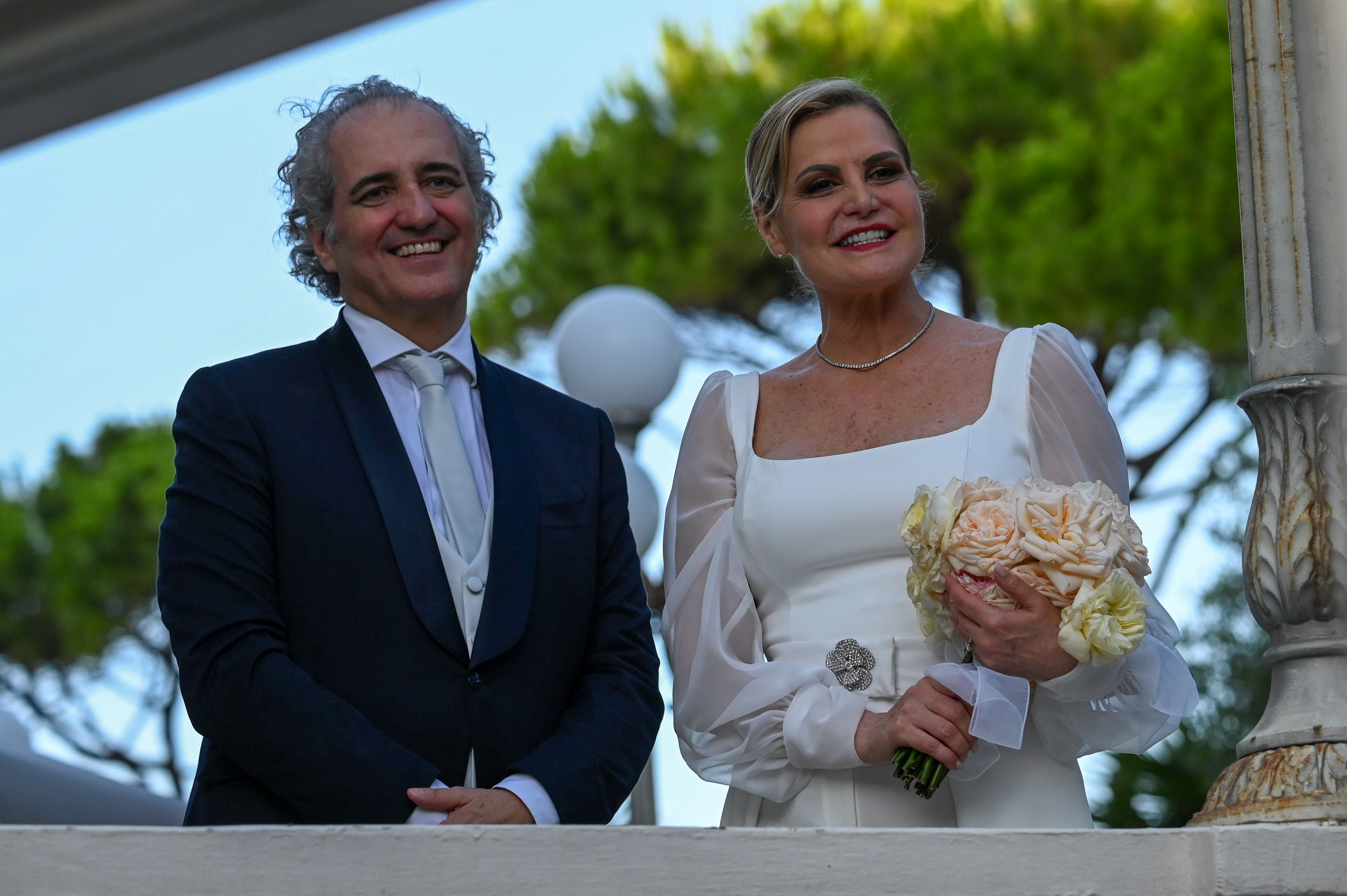 Simona Ventura e Giovanni Terzi
