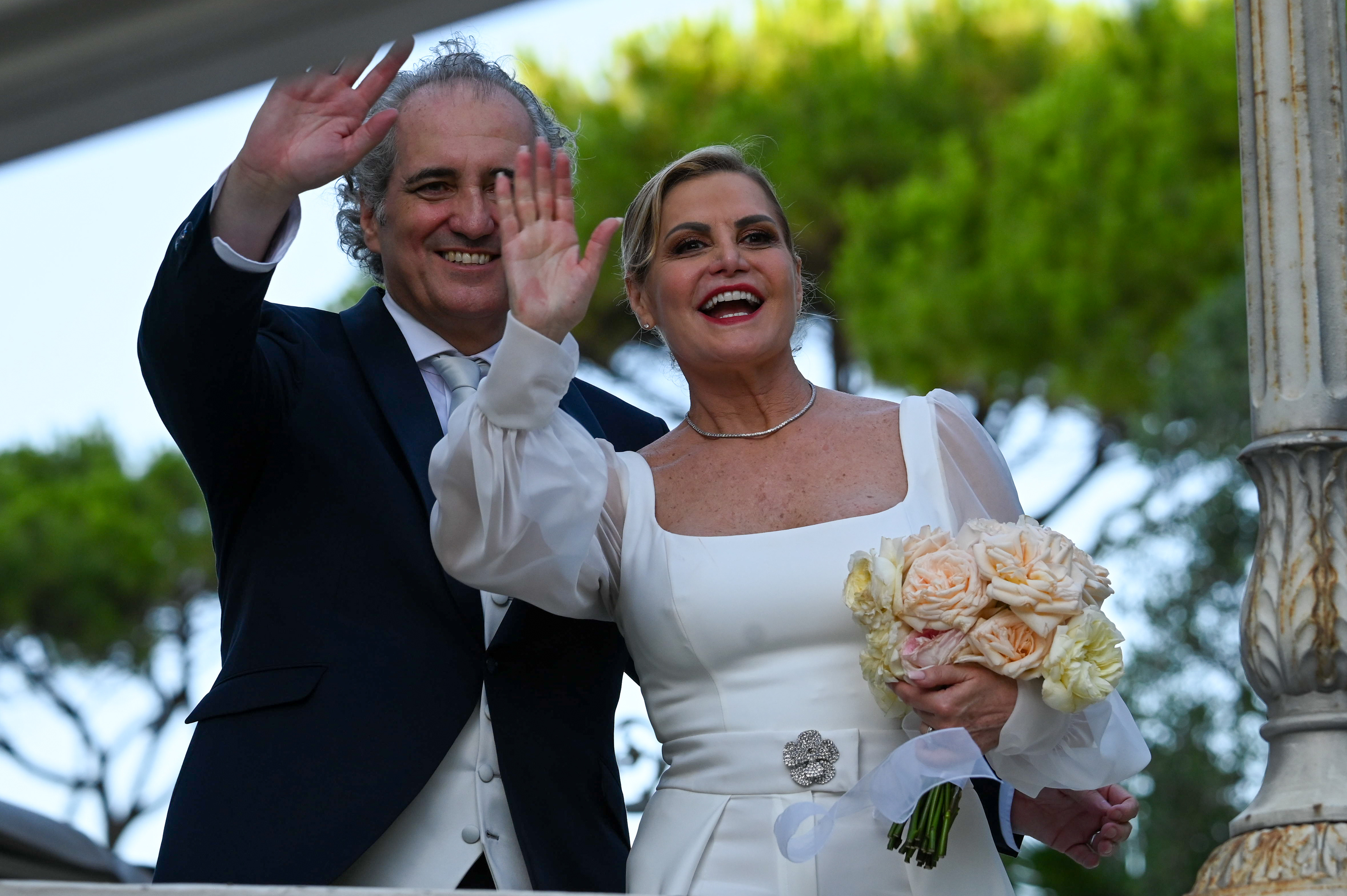 Simona Ventura e Giovanni Terzi