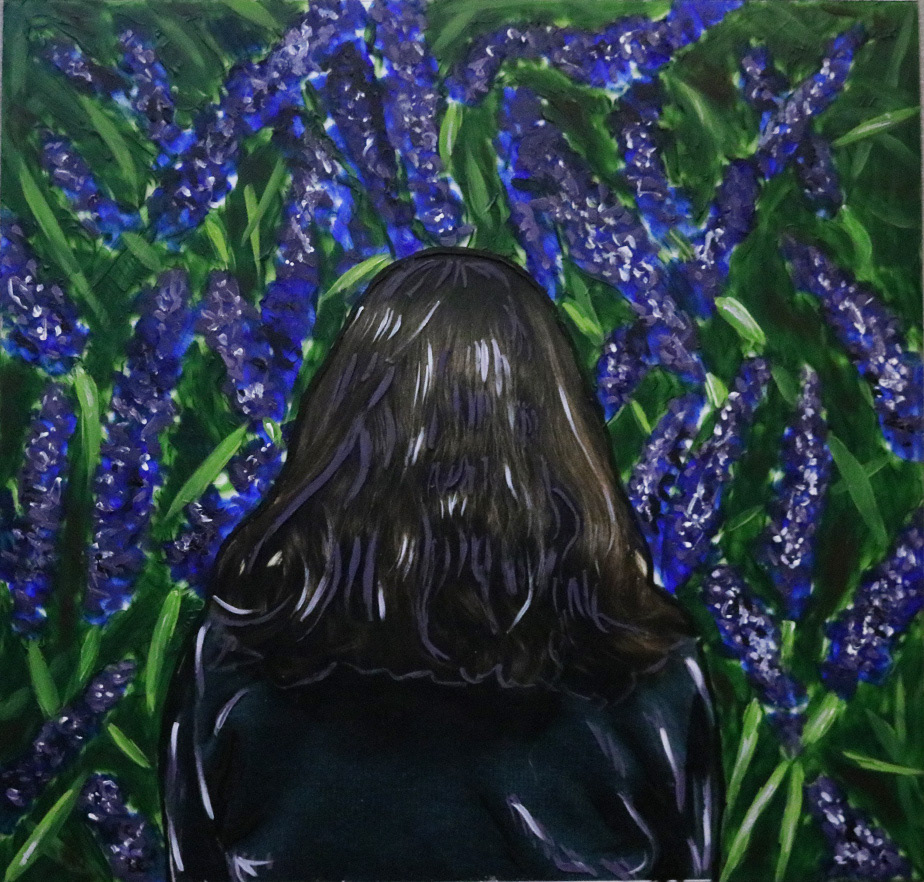 Photograph under acrylic on plexiglass.