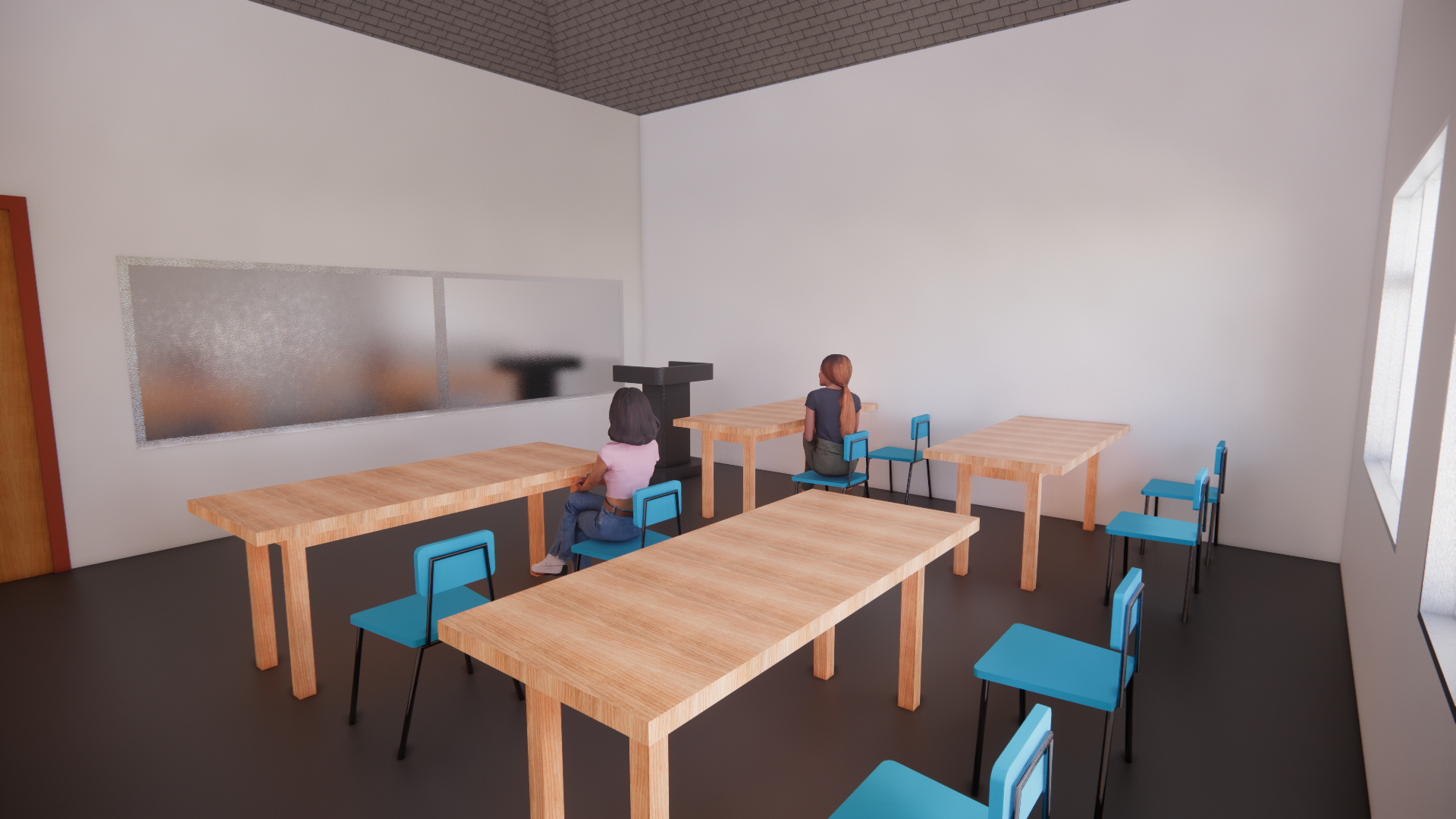 Classroom layout.
