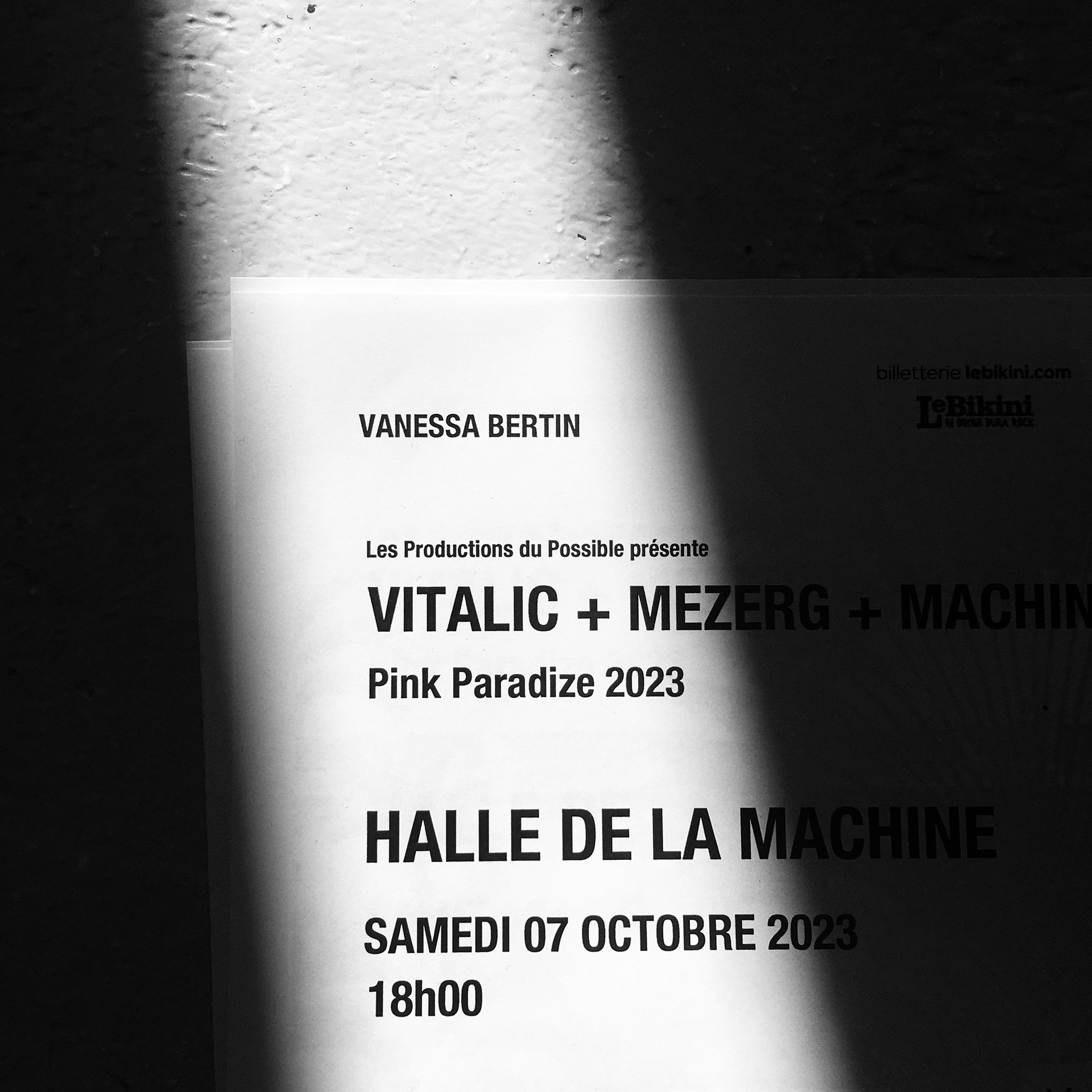 Vitalic - La halle de la machine - 2023