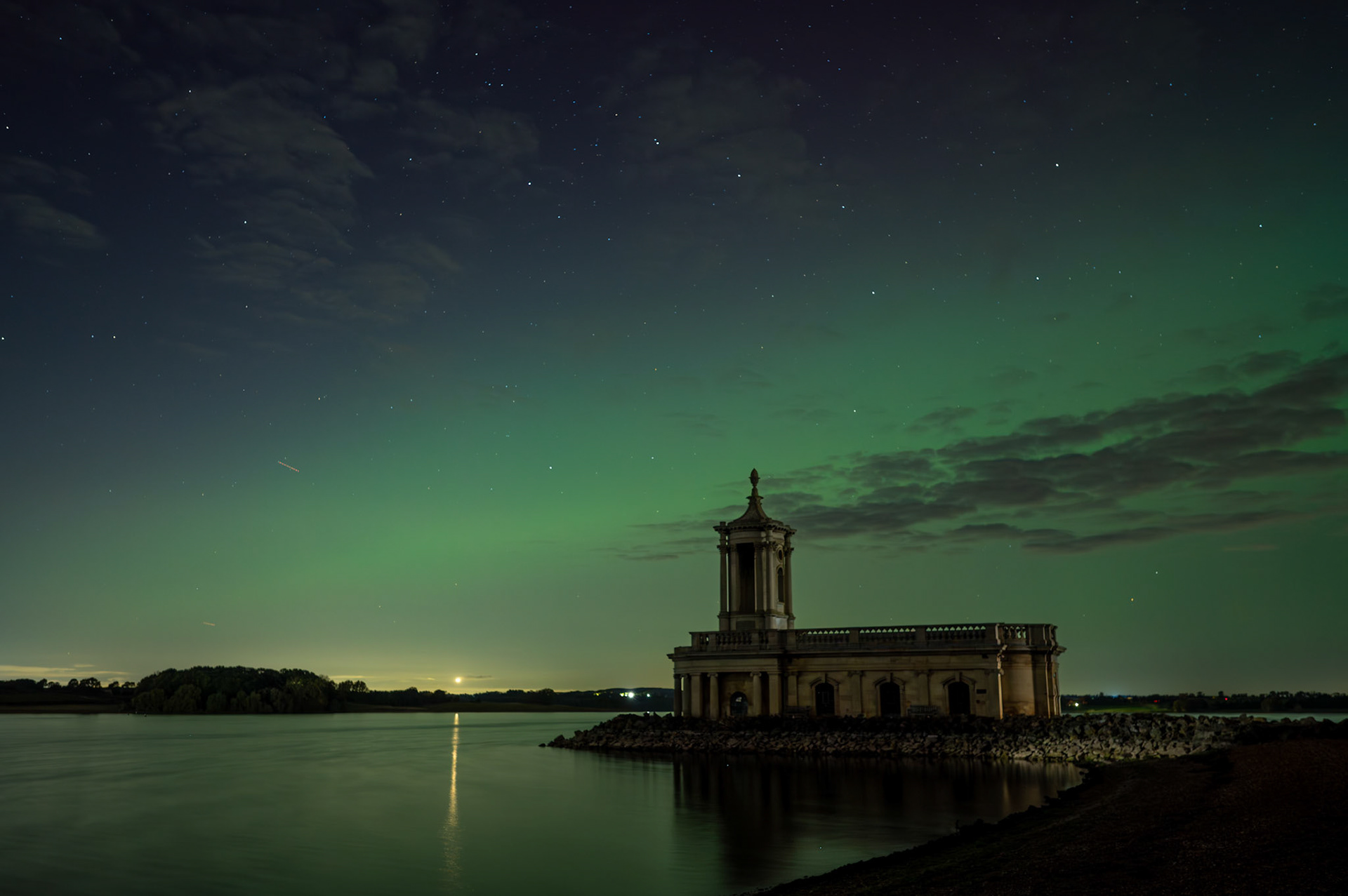 Northern Lights Normanton Church October 2024
