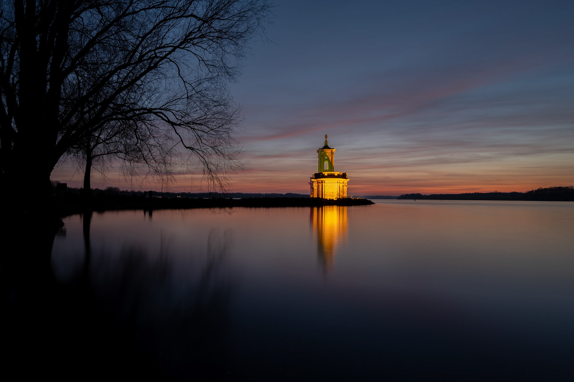 Golden Church Rutland Water March 2021