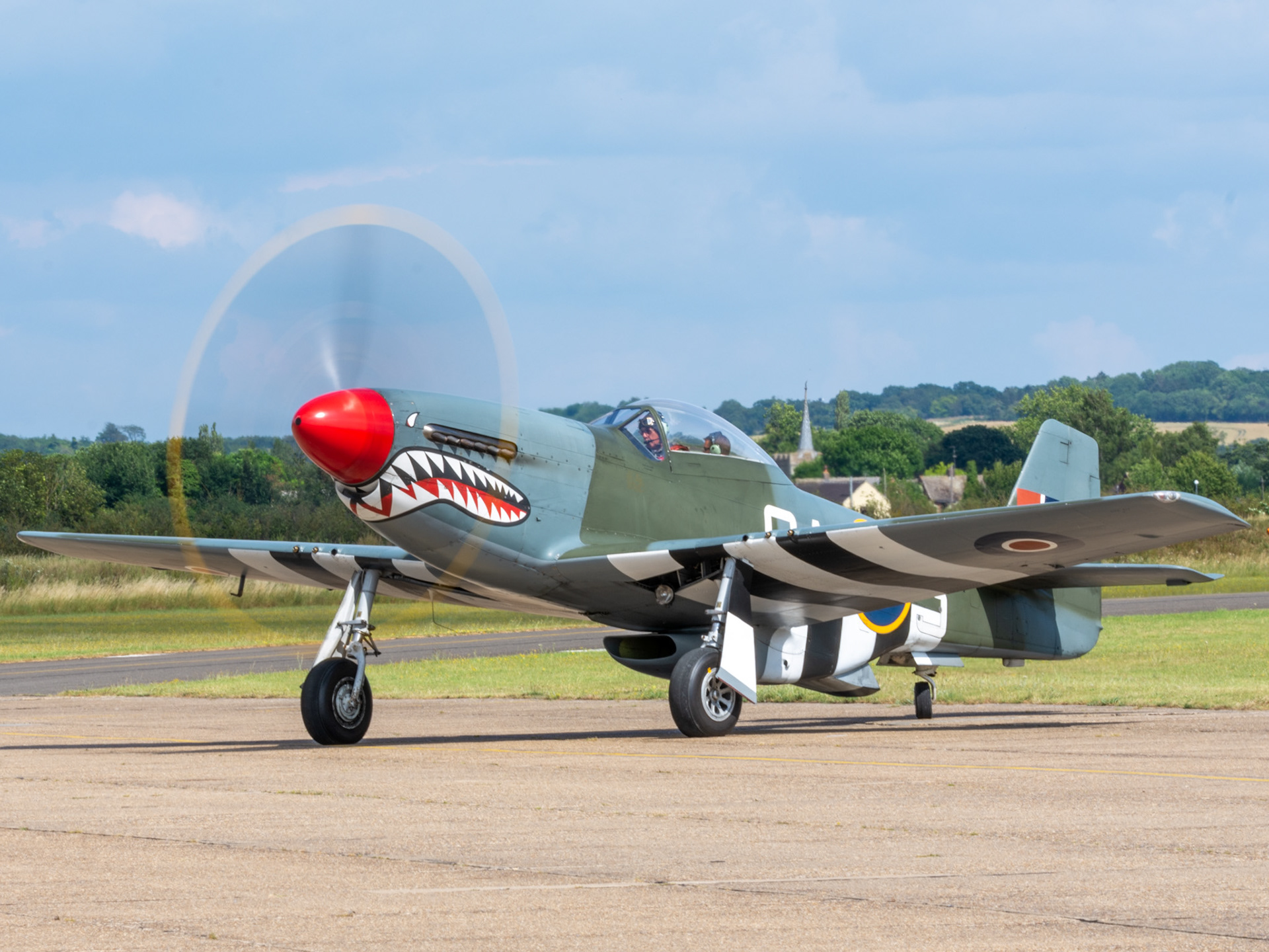 P51 Mustang The Shark Duxford 2019