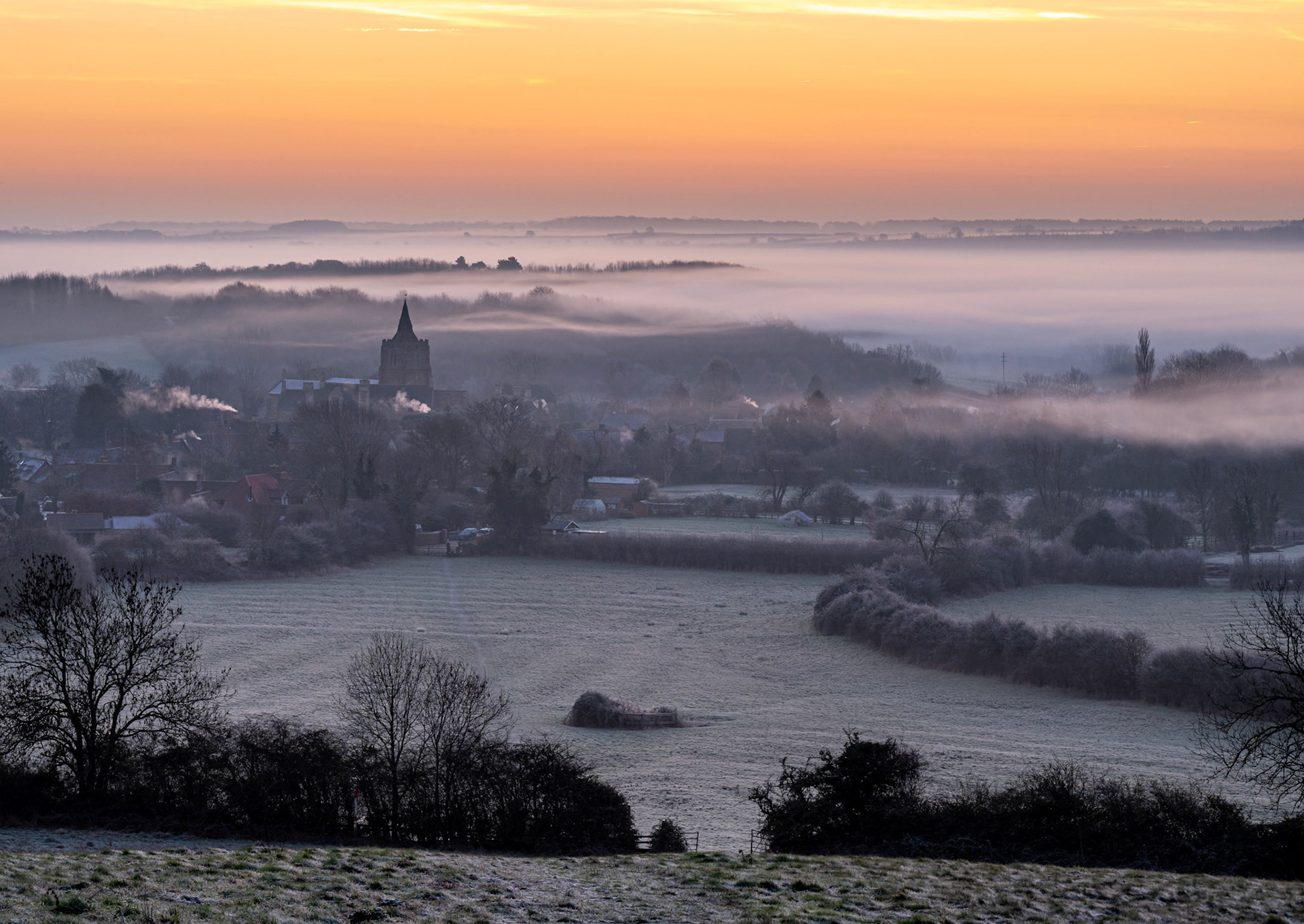 Lyddinton in the Mist