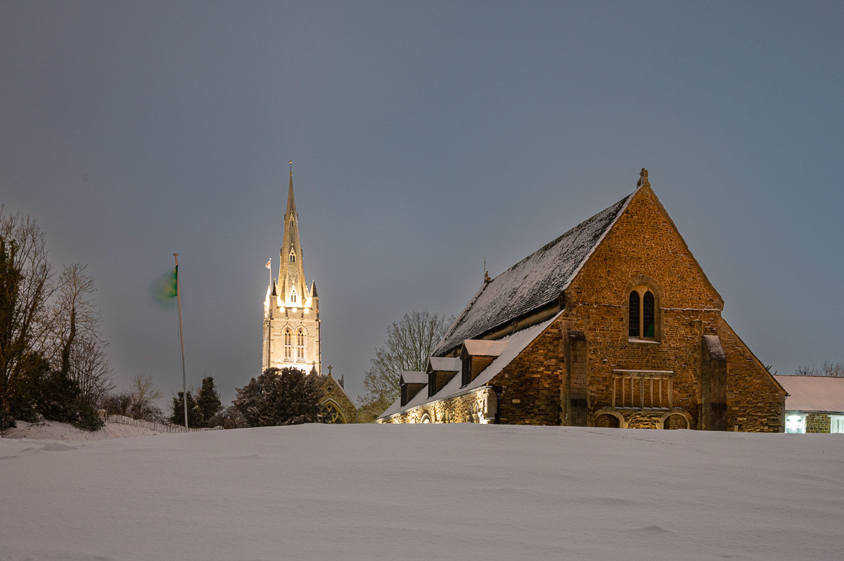 Oakham Butter Cross  Snow Febuary 2021