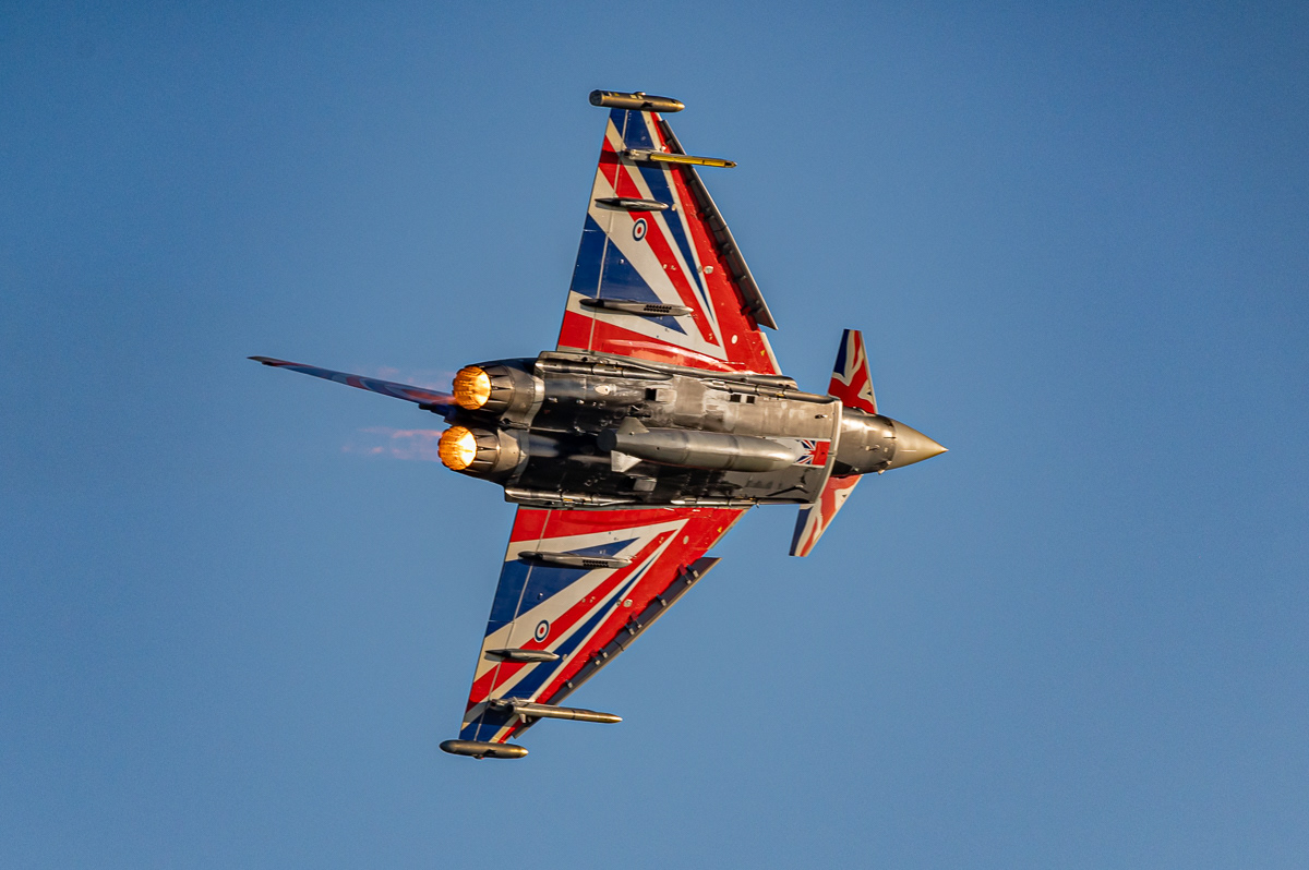 Black Jack. Typhoon Display Team Duxford 2023
