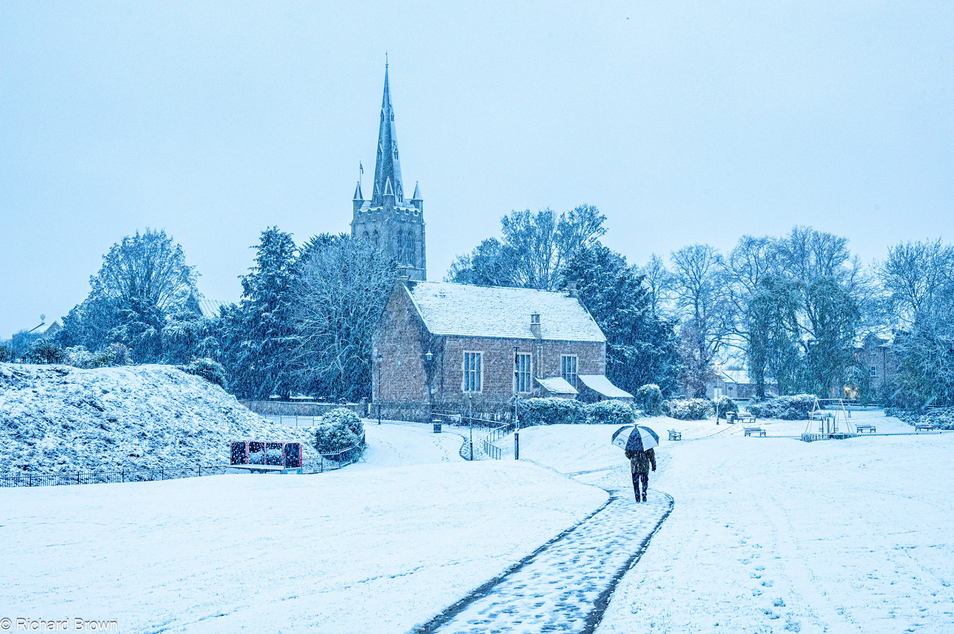 A Snow Storm  in Oakham  November 2024