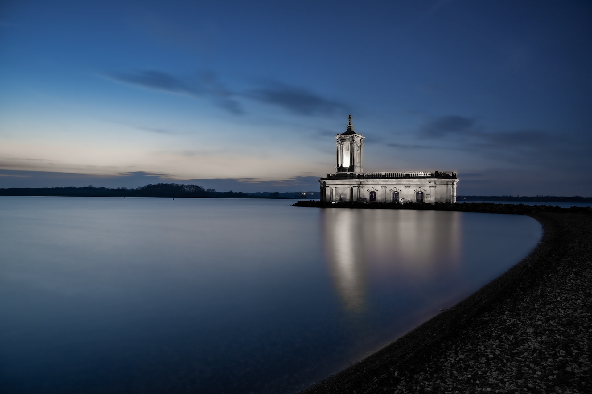 Silver Church Rutland Water March 2021