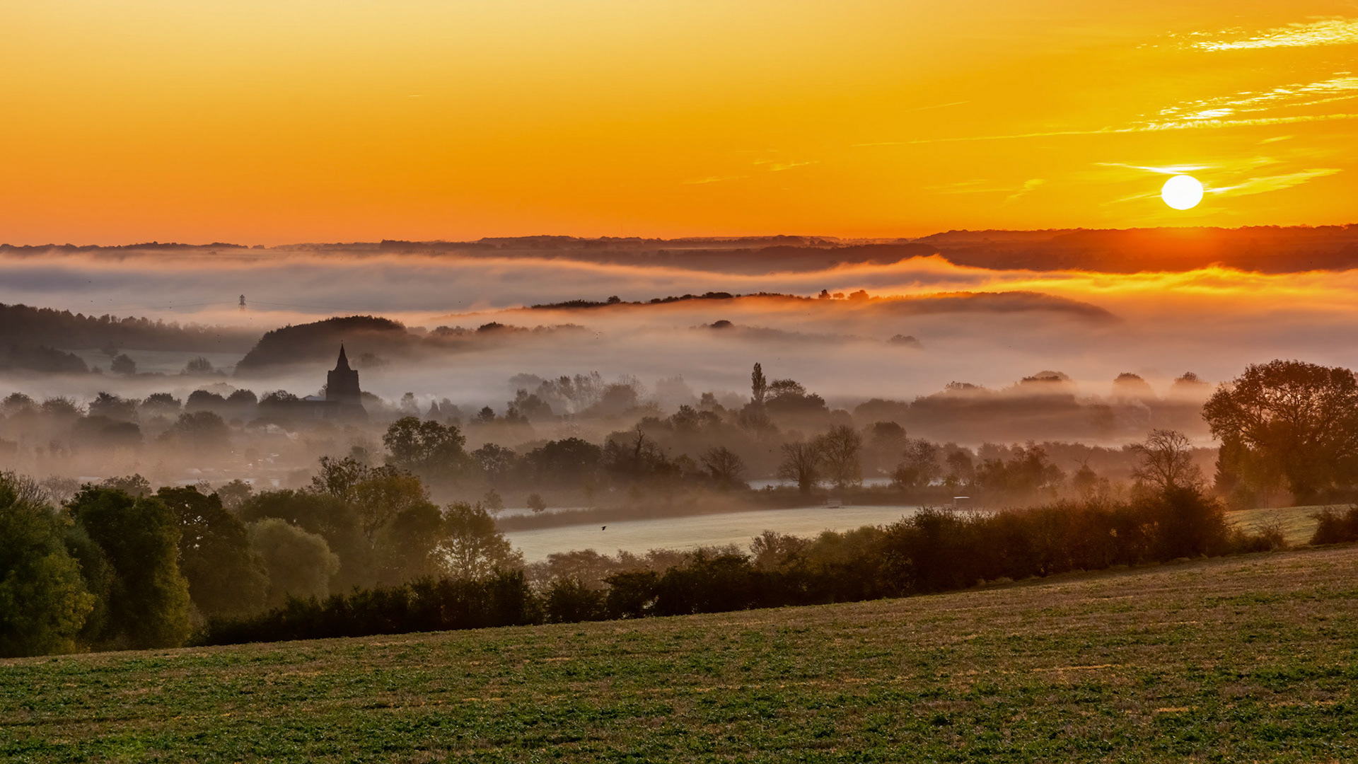 Sea of Mist Lyddington October 2019
