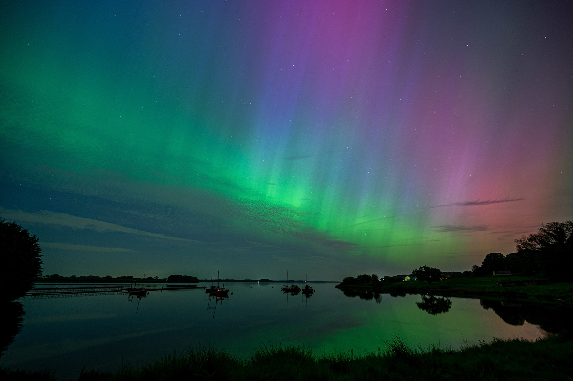 Northern Lights Rutland Water May 2024