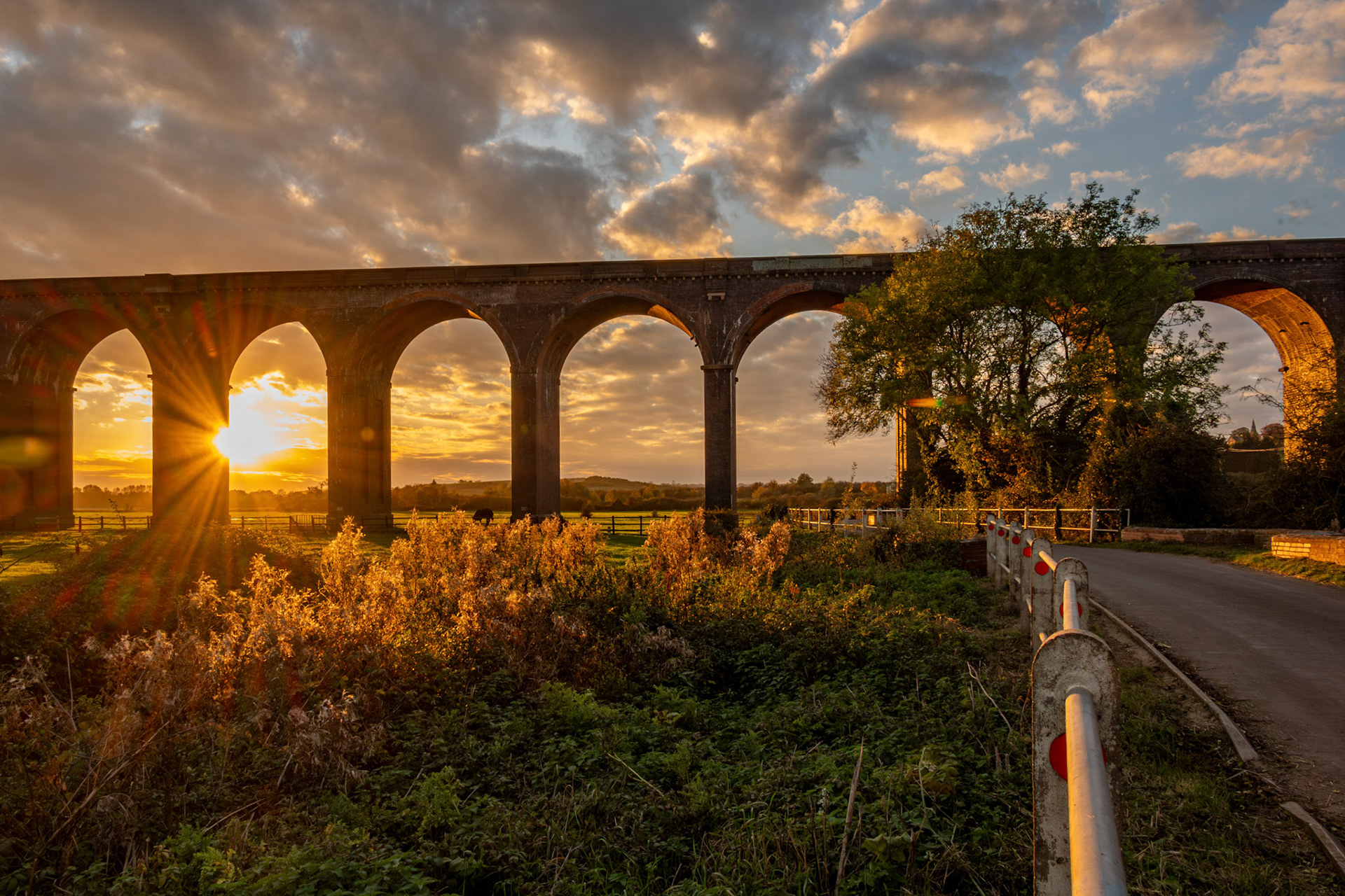 Harringworth Viaduct at Sunset October 2024