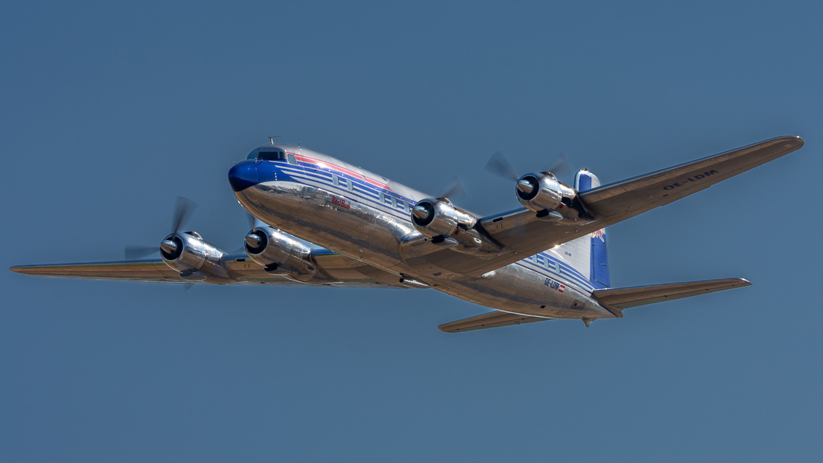 Flying Bulls DC6 at Duxford 2019
