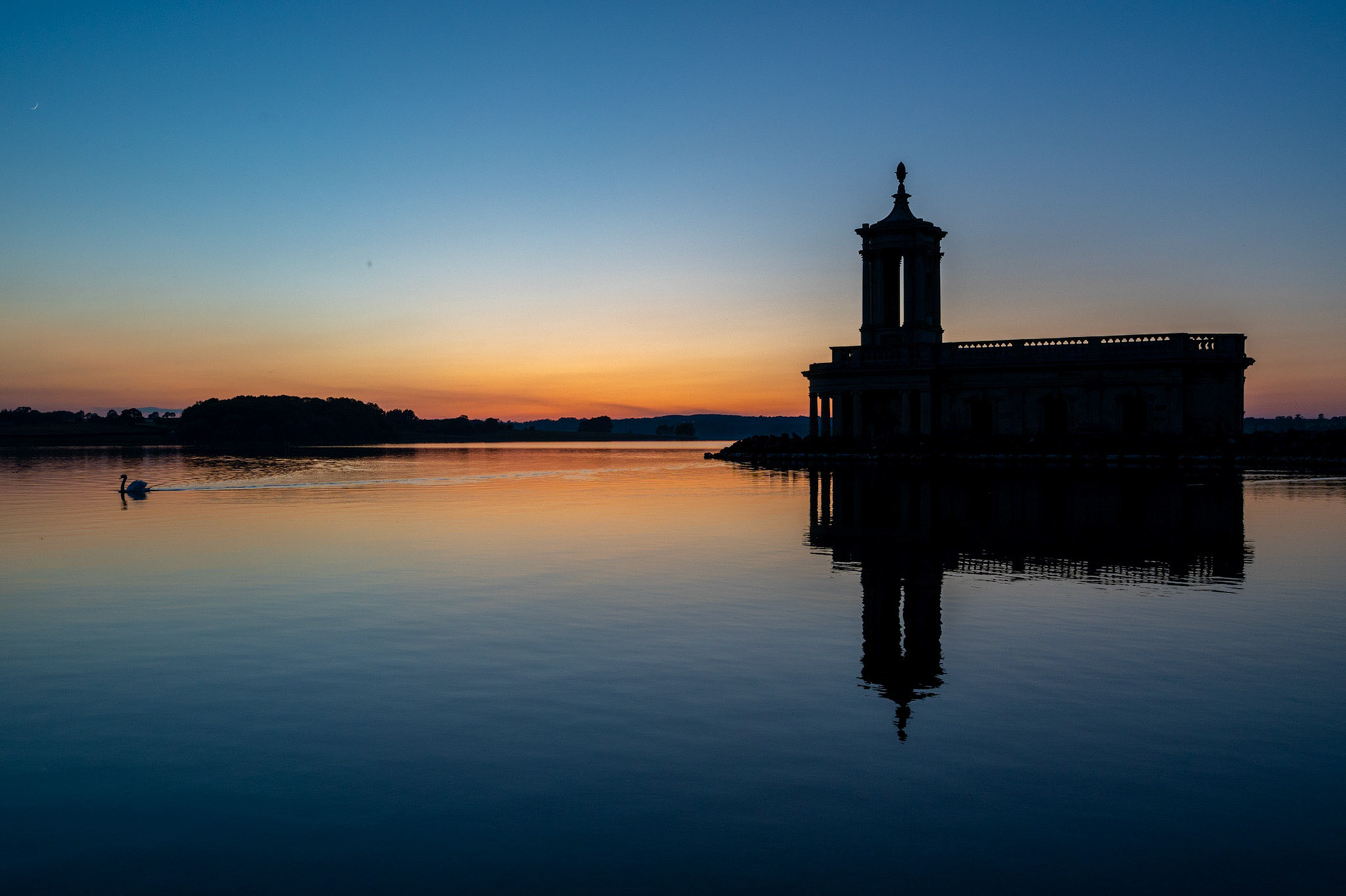 Normanton Church Silhouette