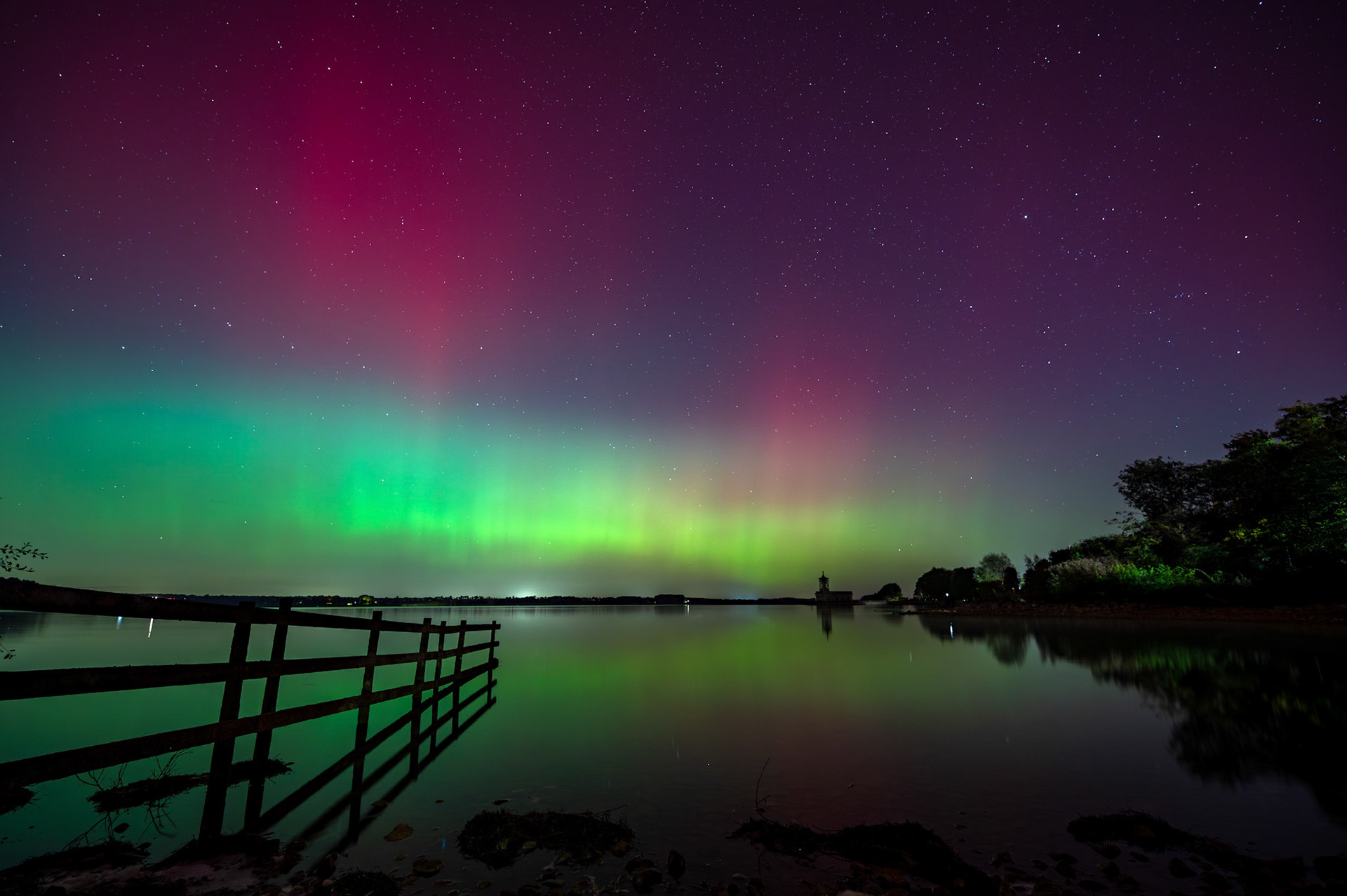 Colourful Aurora Rutland Water 2024