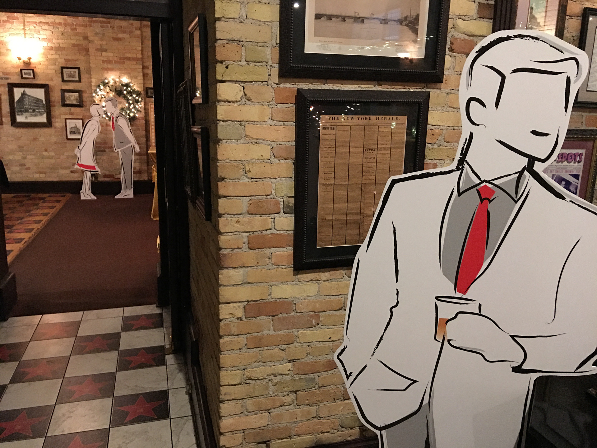 Just in case no one showed up.