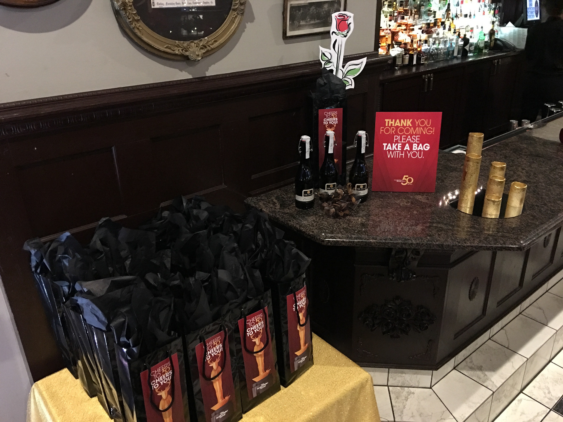 Don't leave empty-handed. We've got mini Prosecco and truffles!