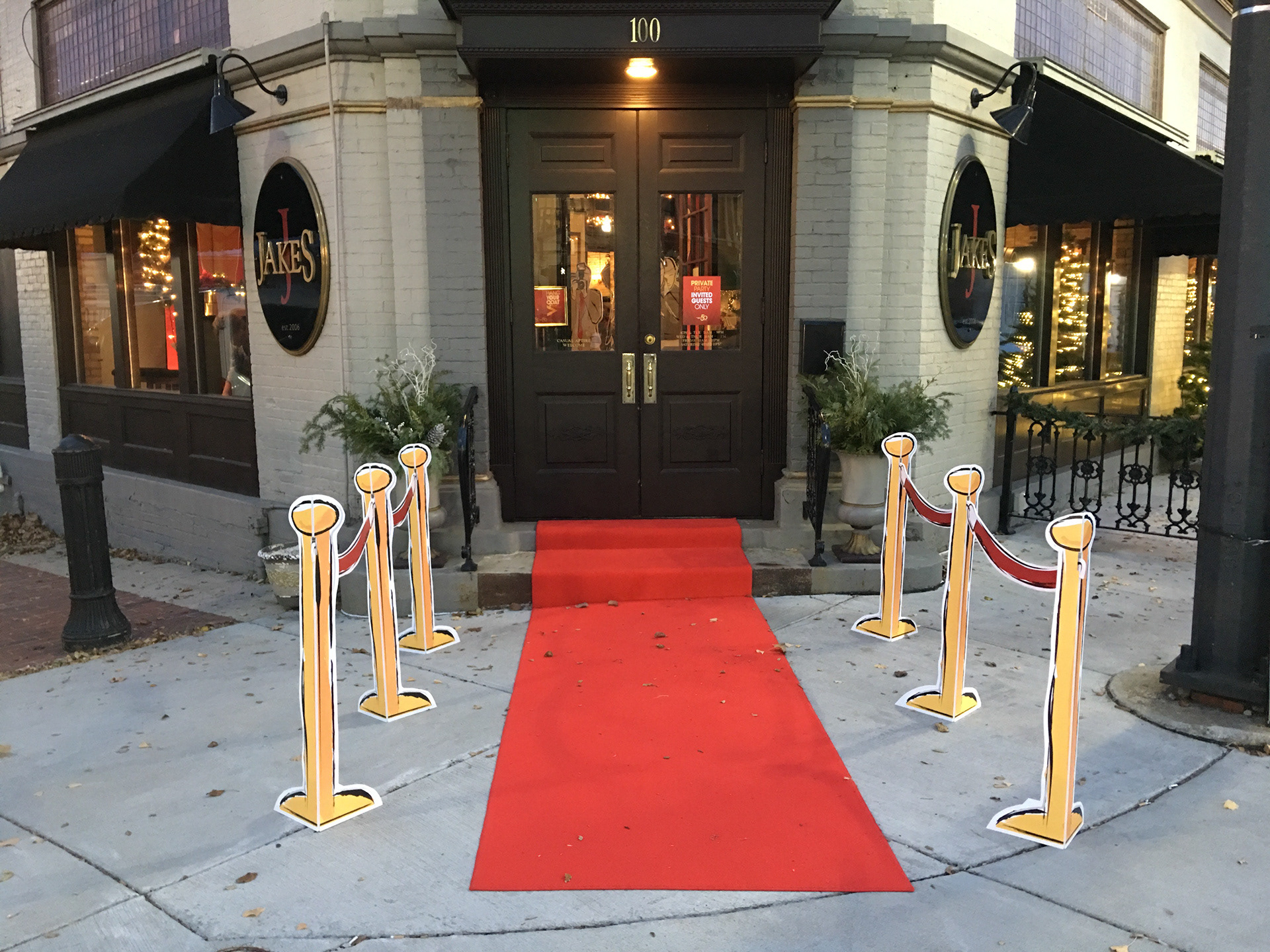A red carpet welcome!